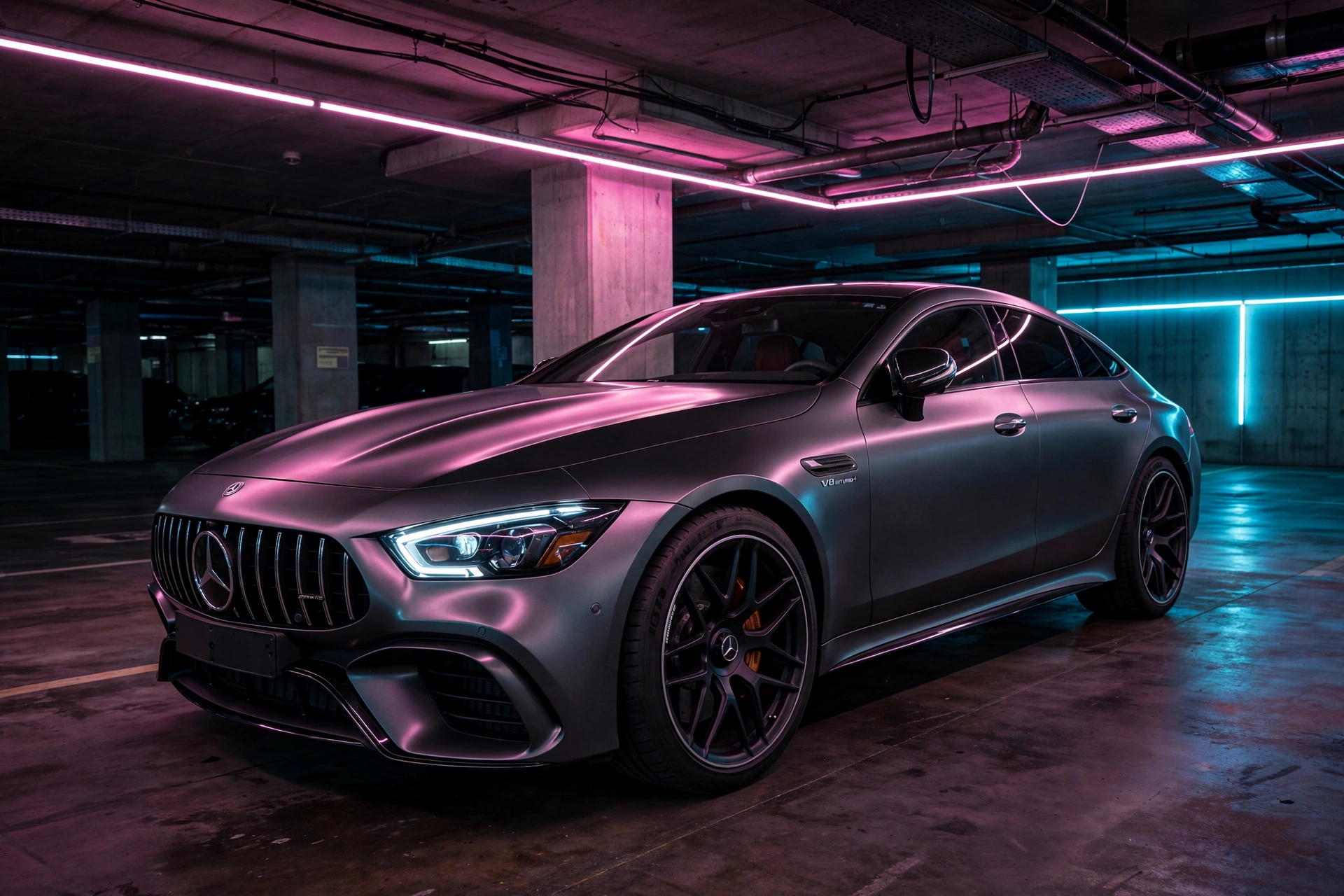 Mercedes-AMG GT 63 4MATIC+ Coupé, deportivo V8, vista tres cuartos
