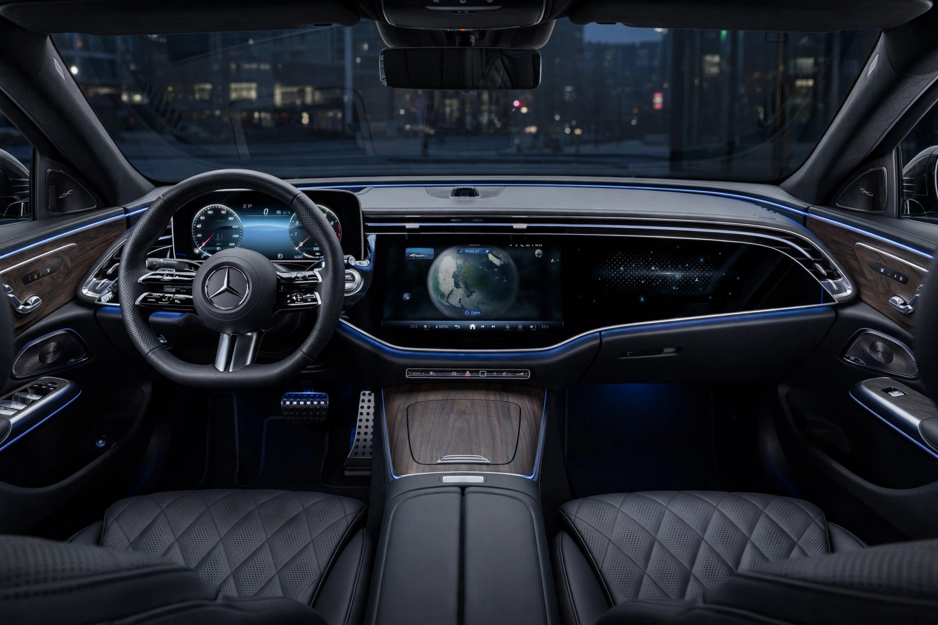 Interior oficial del Mercedes-Benz Clase E 300 e