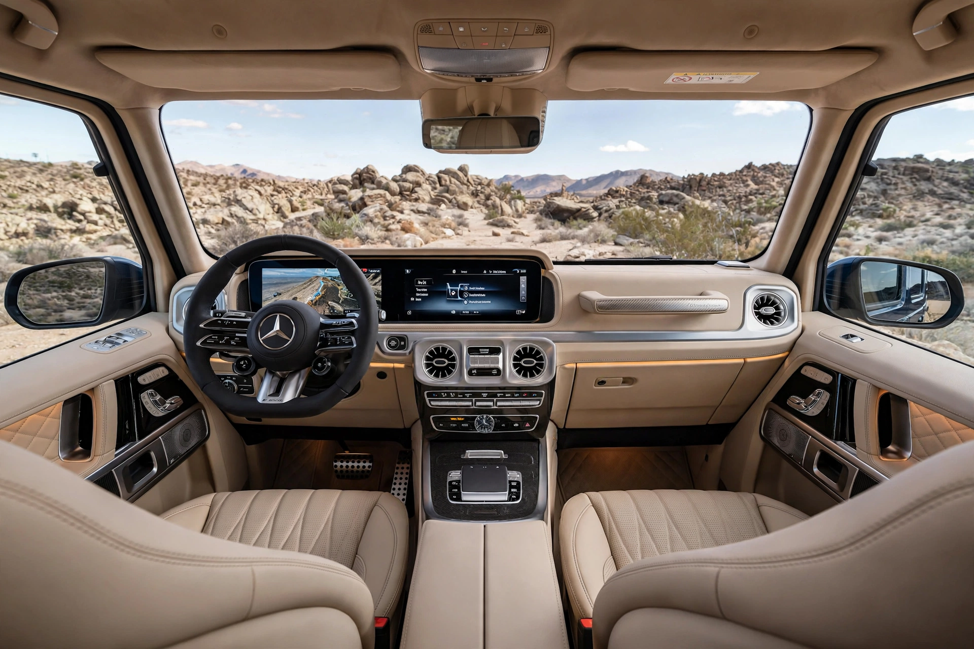 Interior del Mercedes Clase G 500