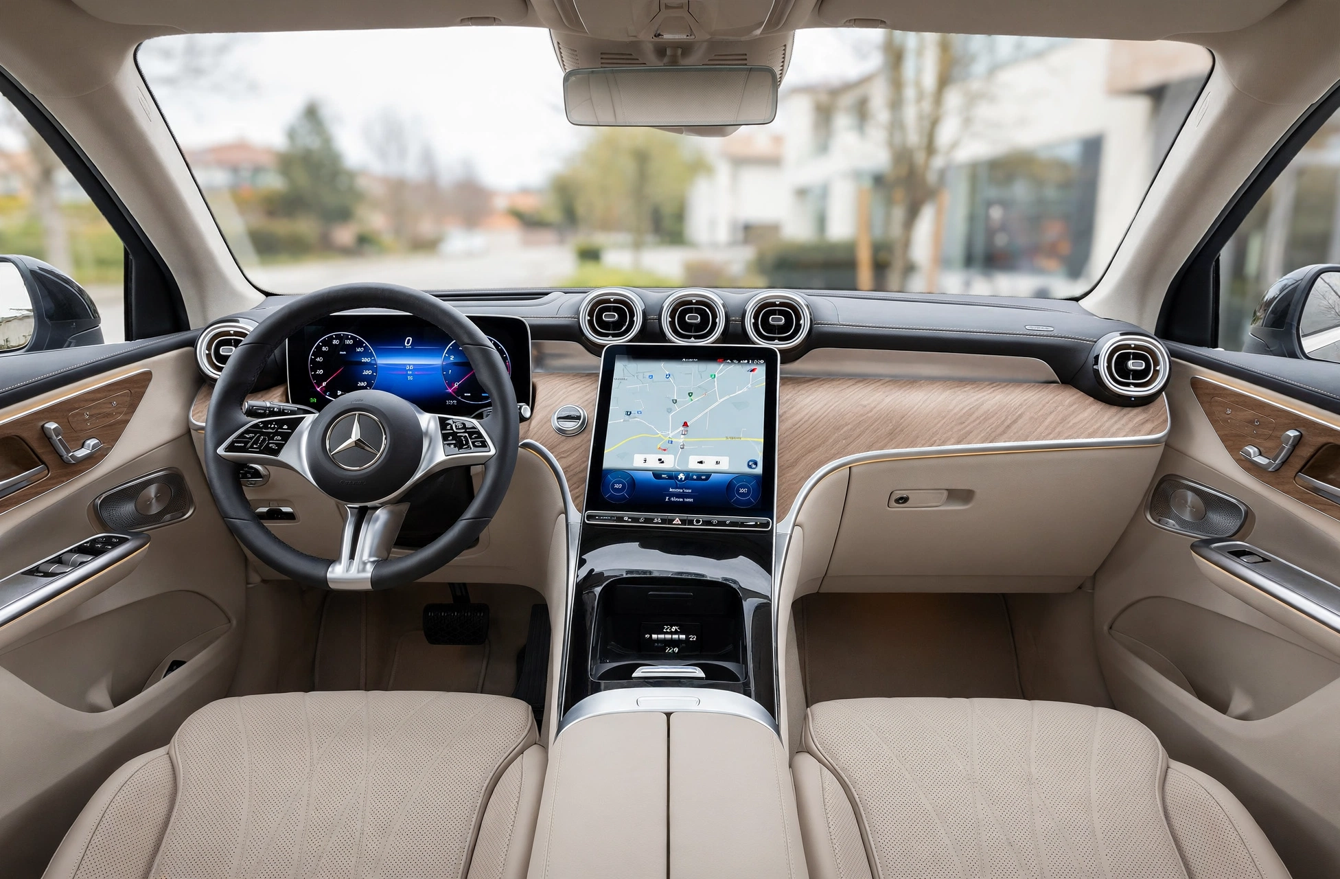 Interior oficial del Mercedes-Benz GLC 200 4MATIC