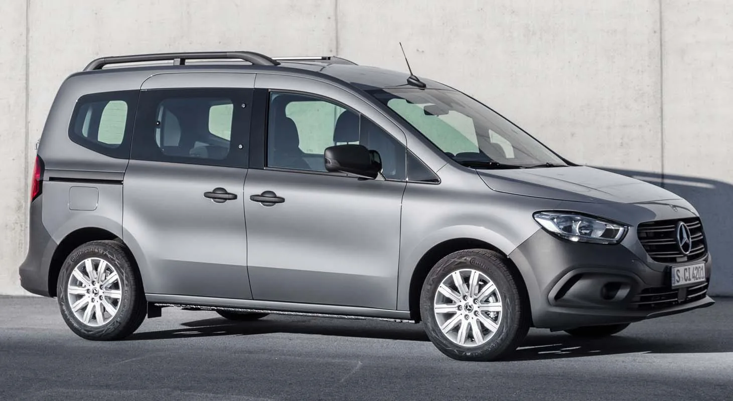 Mercedes Citan Tourer, interior con cinco plazas