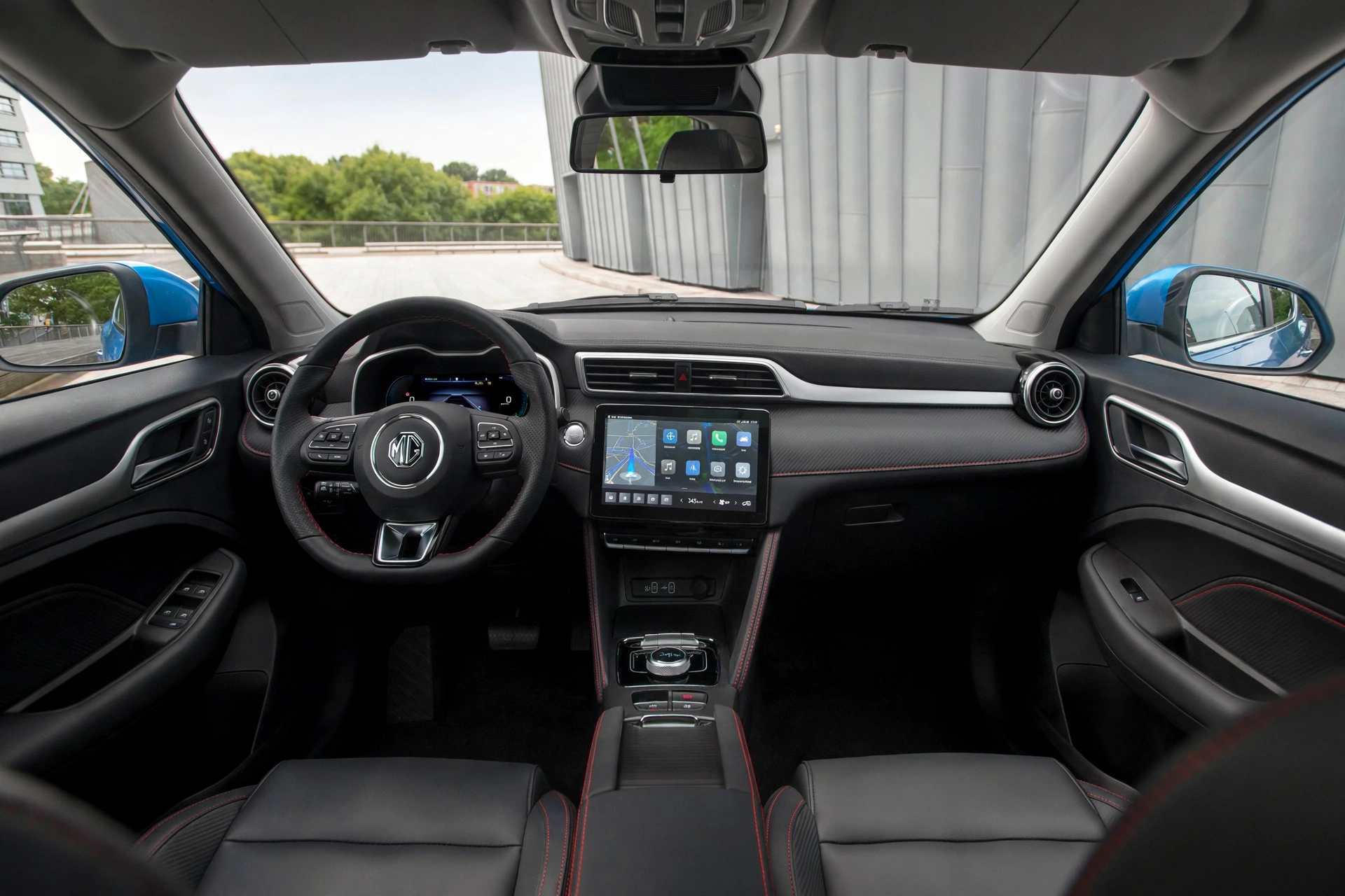 Interior del MG ZS 1.5 de gasolina, salpicadero