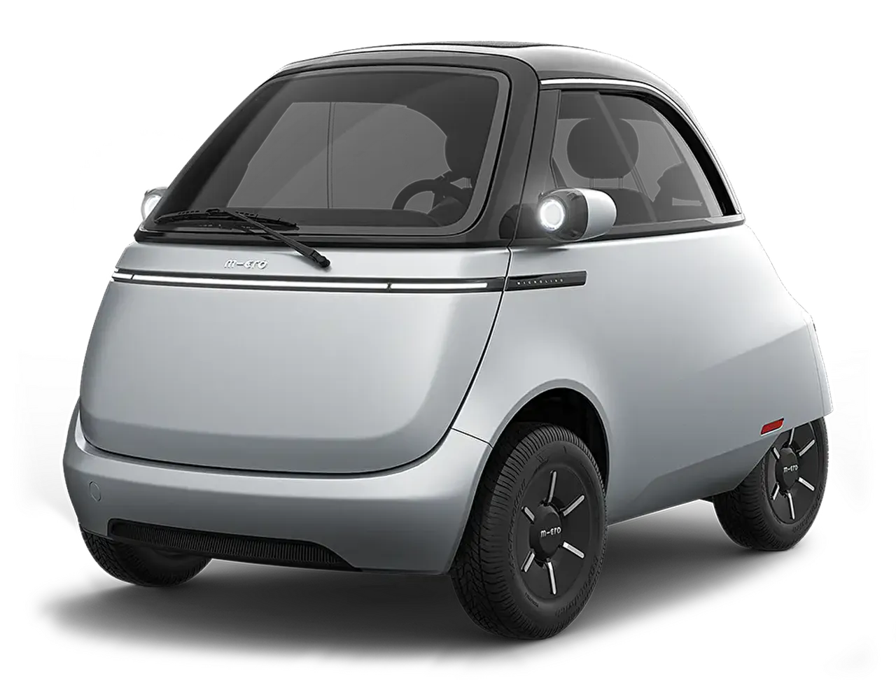 Microlino, detalle del frontal con puerta delantera