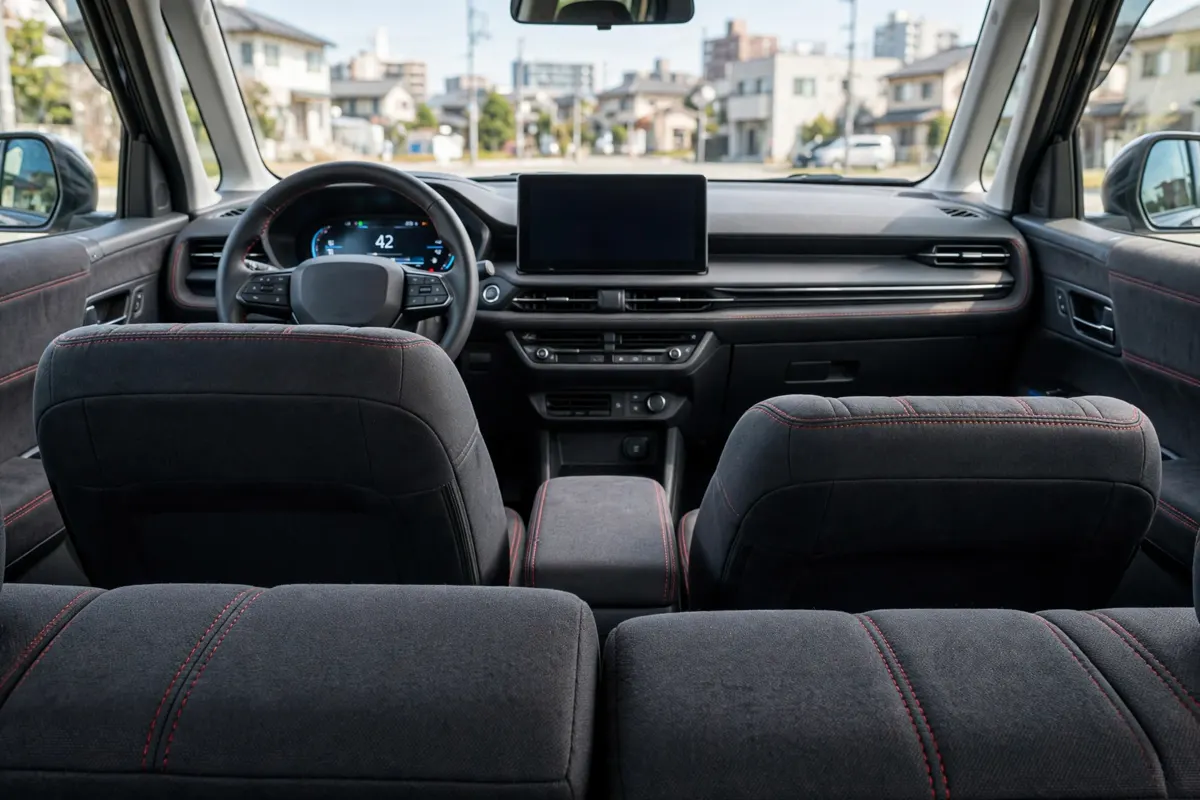Interior oficial del Mitsubishi Colt 100T