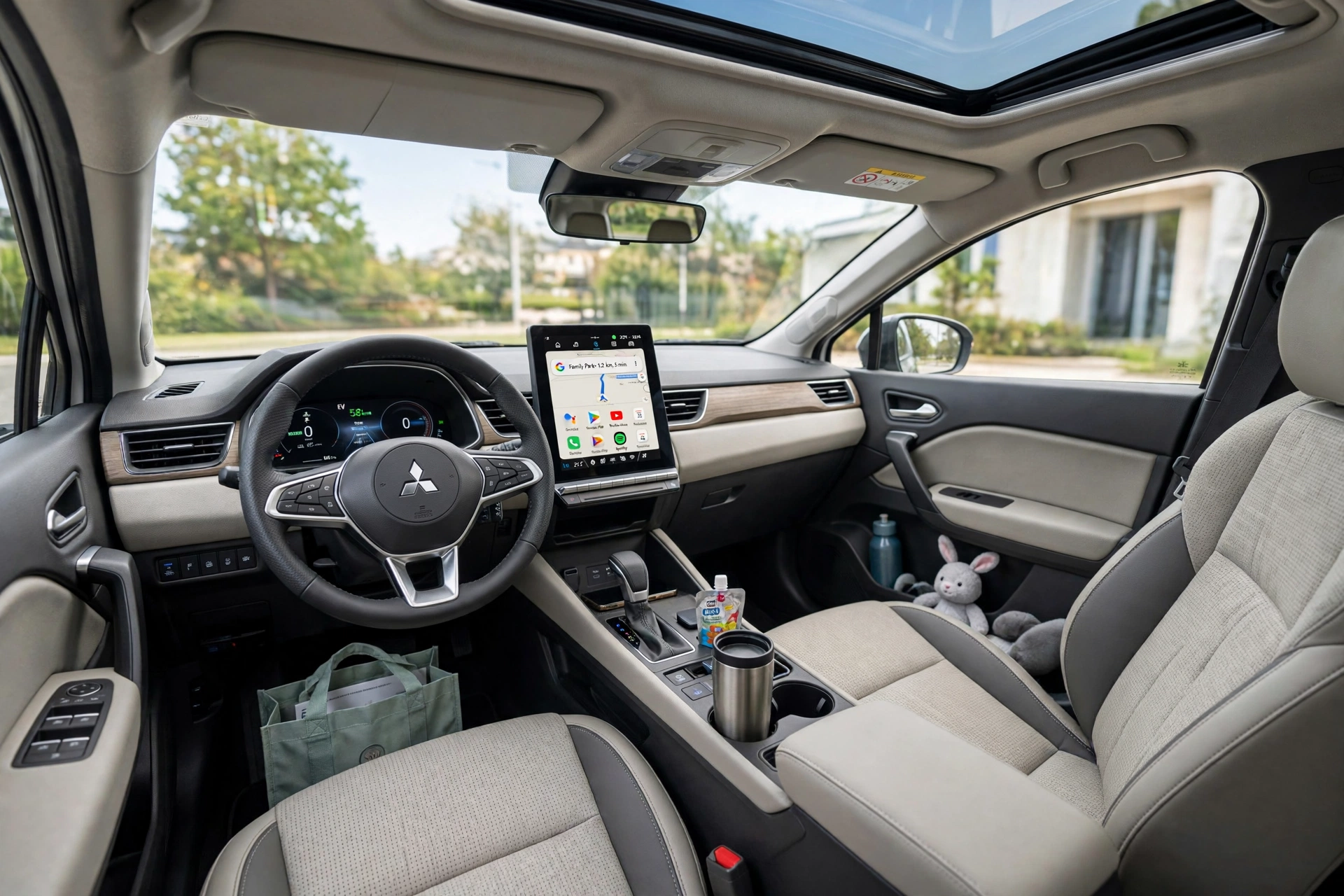 Interior oficial del Mitsubishi Grandis 180 HEV