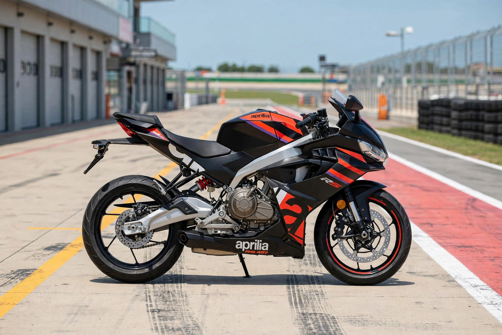 Aprilia RS 457 2024, vista lateral