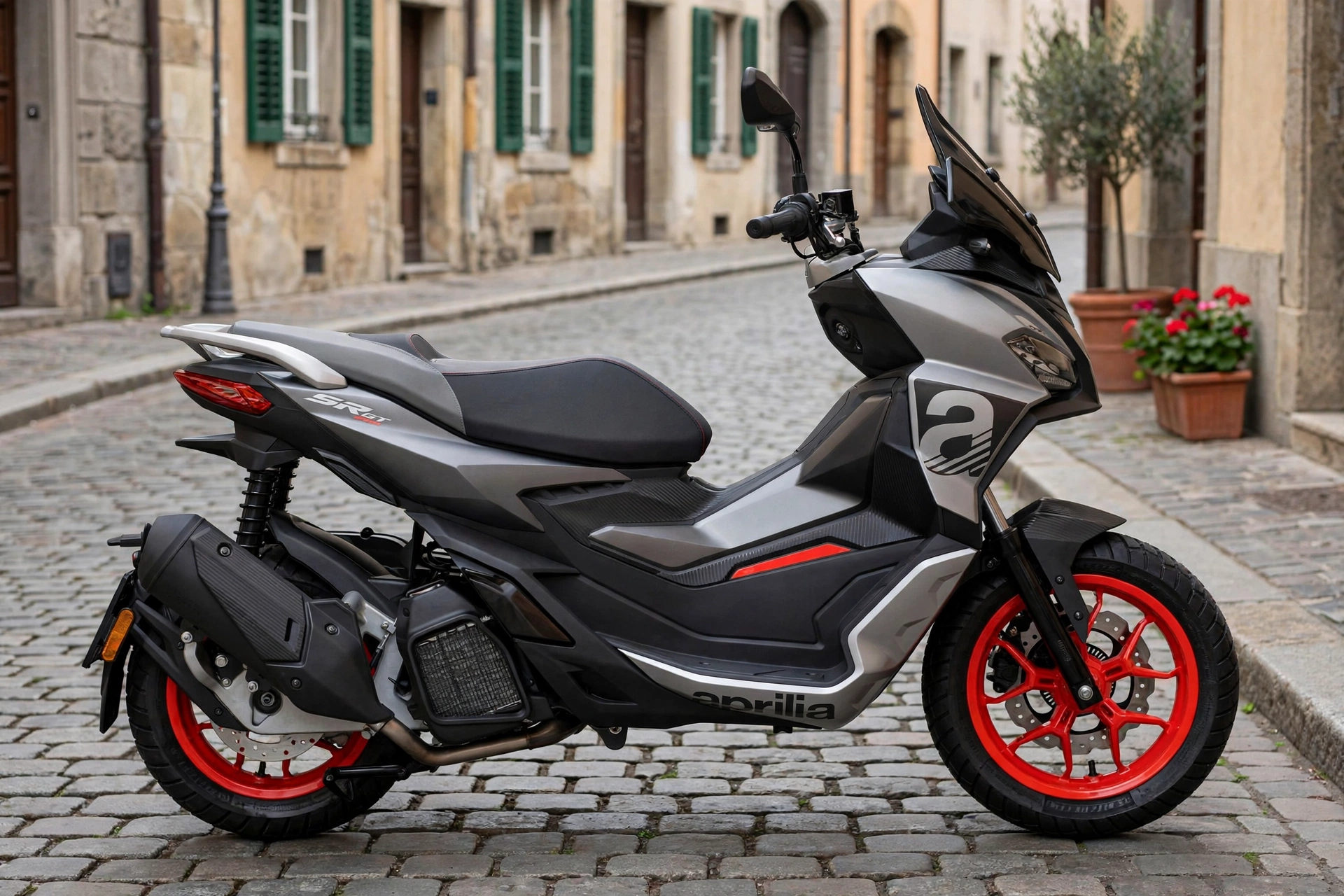 Aprilia SR GT 125 2024, vista lateral