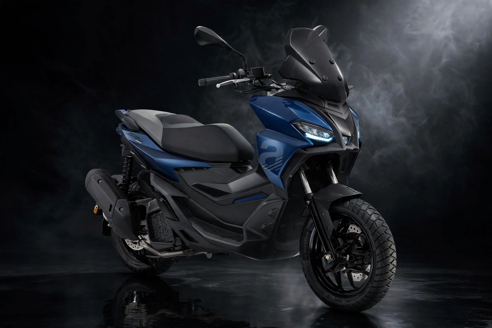 Aprilia SR GT 200 2024 en vista tres cuartos