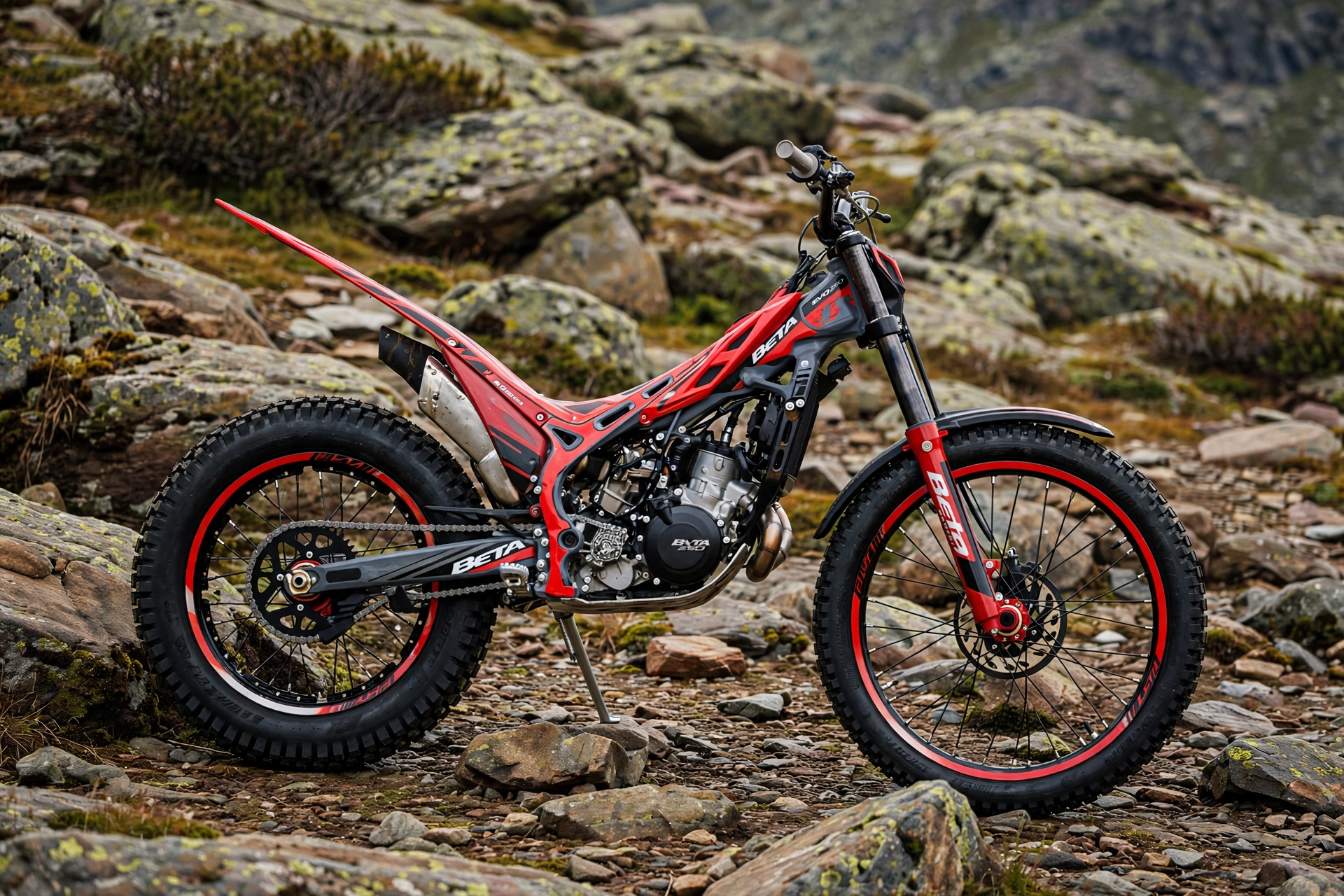 Beta EVO 250 Factory 2025 en competición de trial