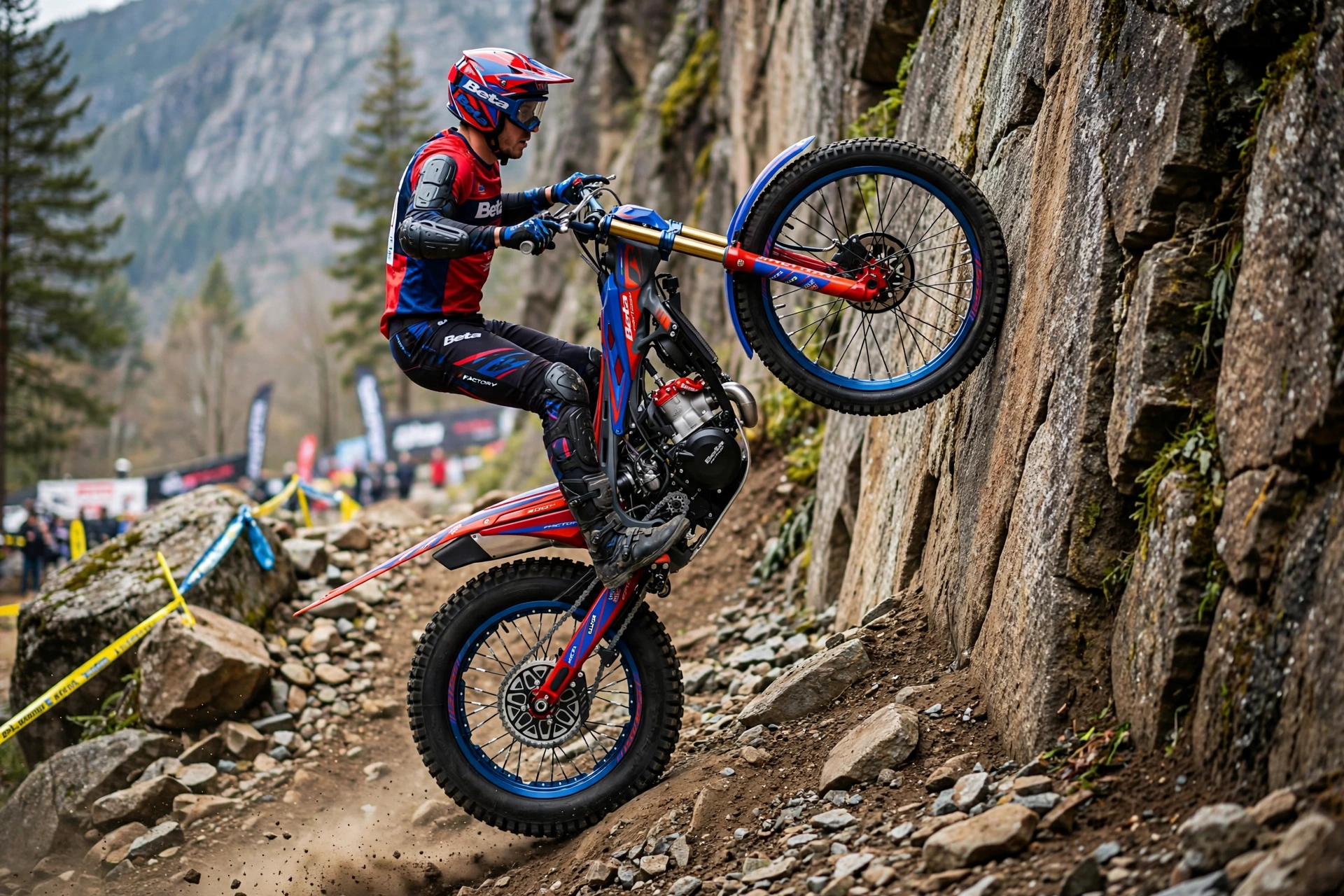 Beta EVO 250 Factory 2025 en competición de trial