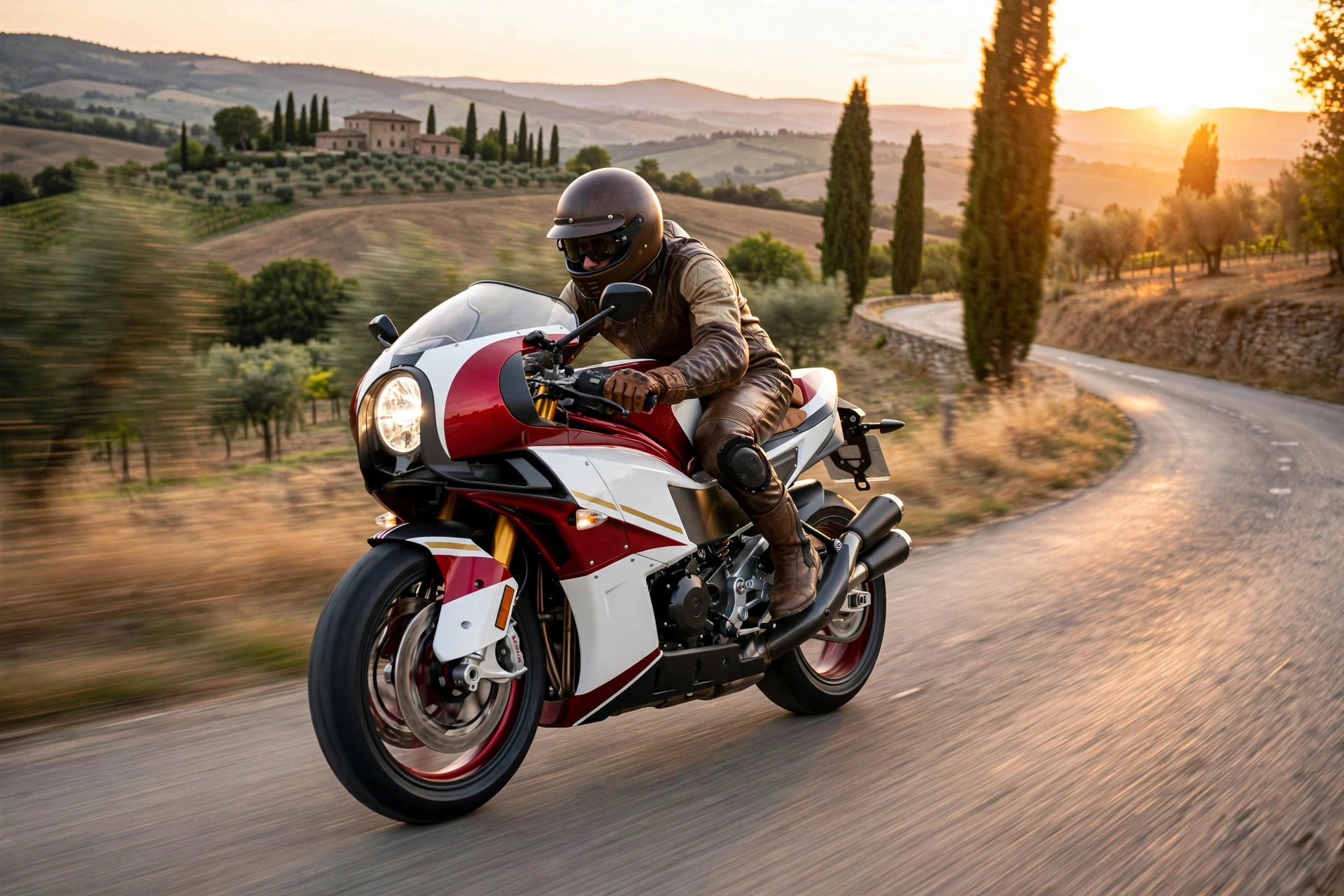 Bimota KB4 2024 en carretera