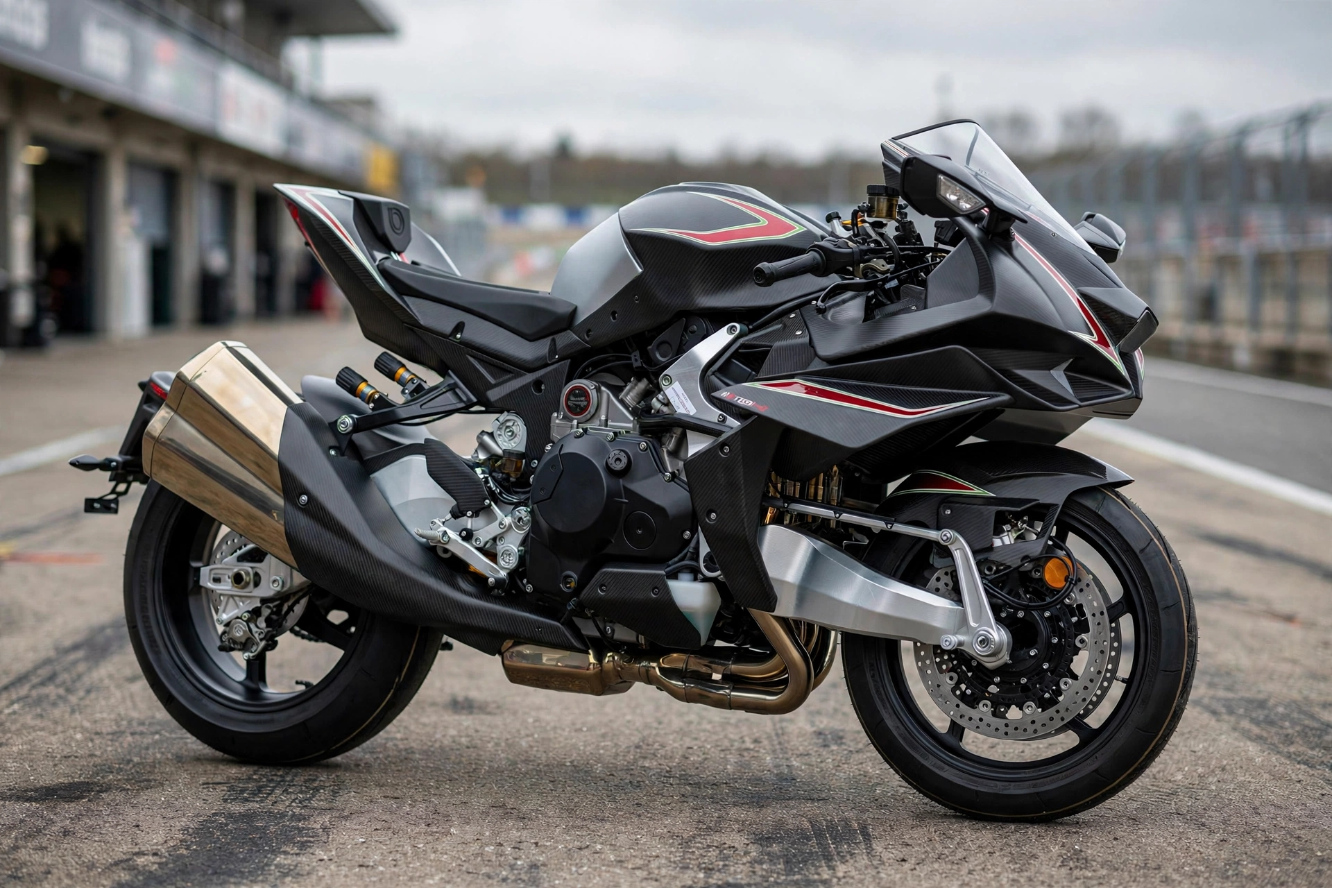 Bimota Tesi H2 2024, vista lateral
