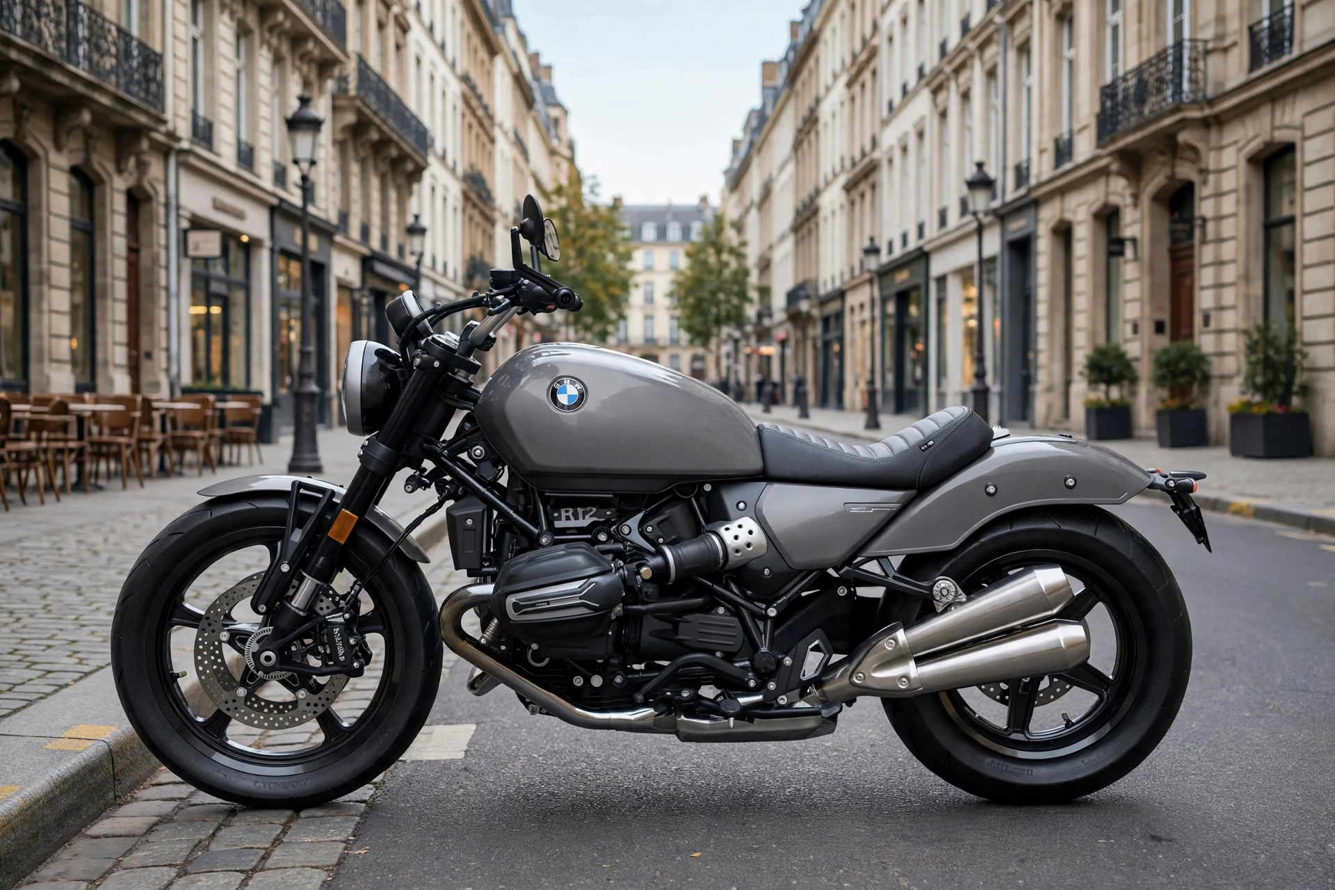 BMW R 12 2024, vista lateral cruiser
