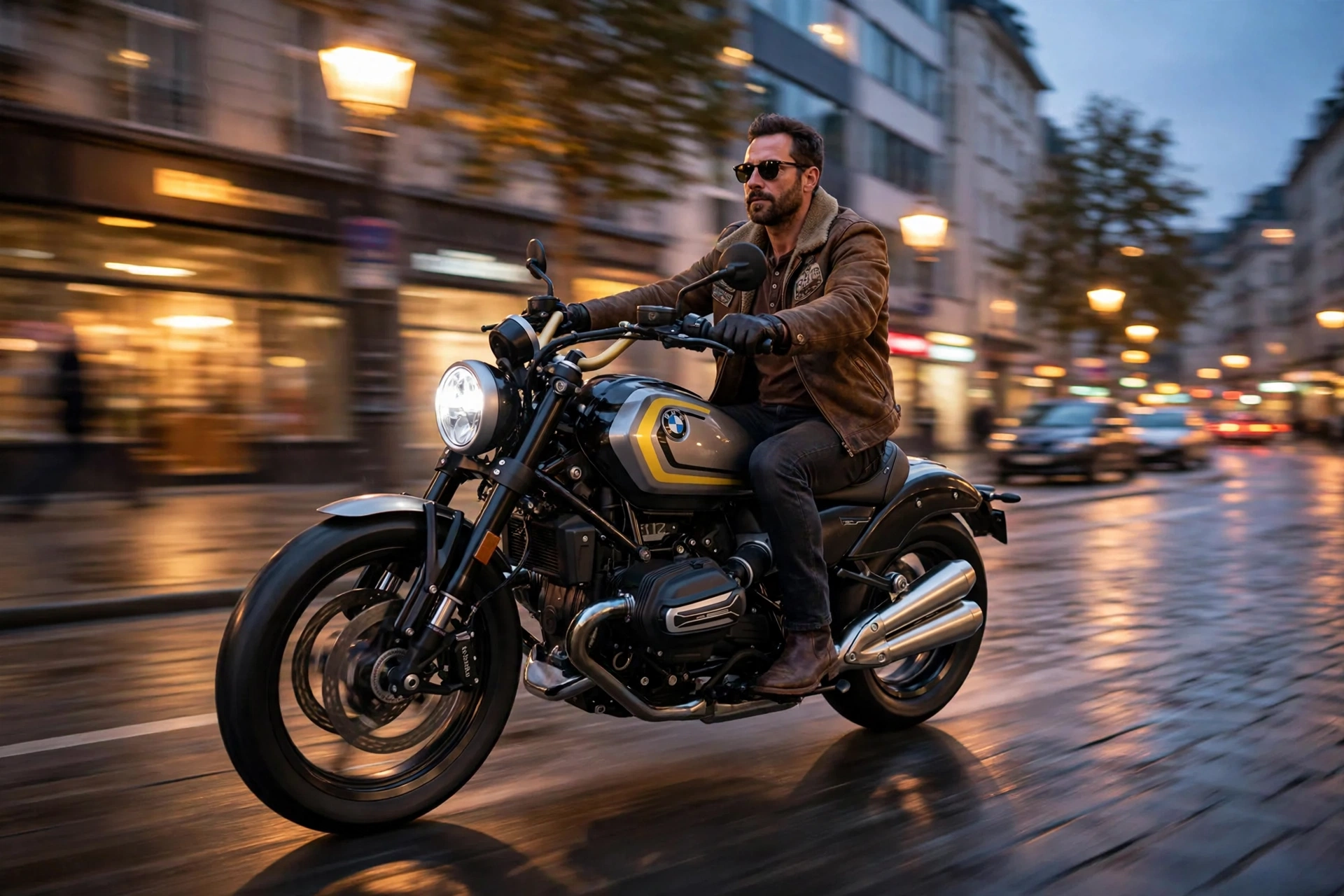 BMW R 12 2024 en una avenida urbana