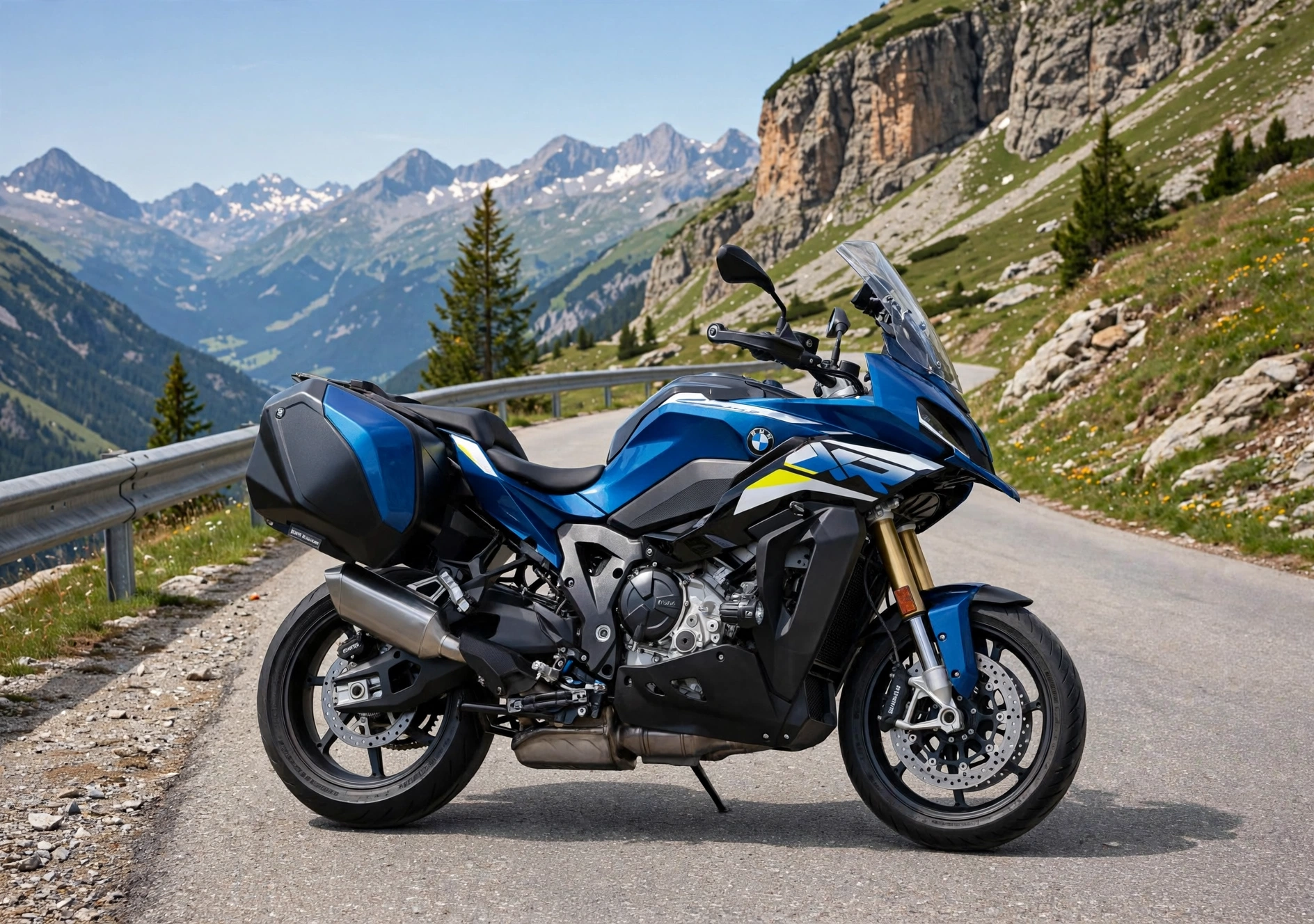 BMW S 1000 XR 2024, vista lateral deportiva