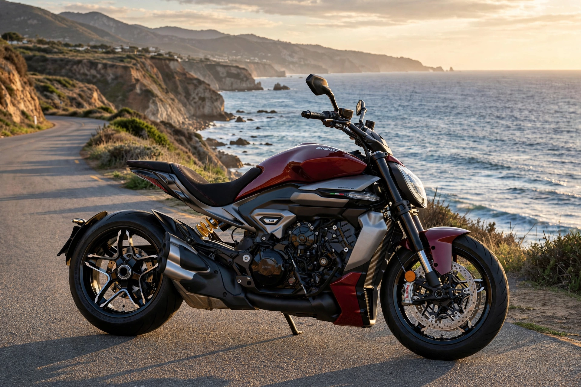 Ducati XDiavel V4 2025, vista lateral cruiser