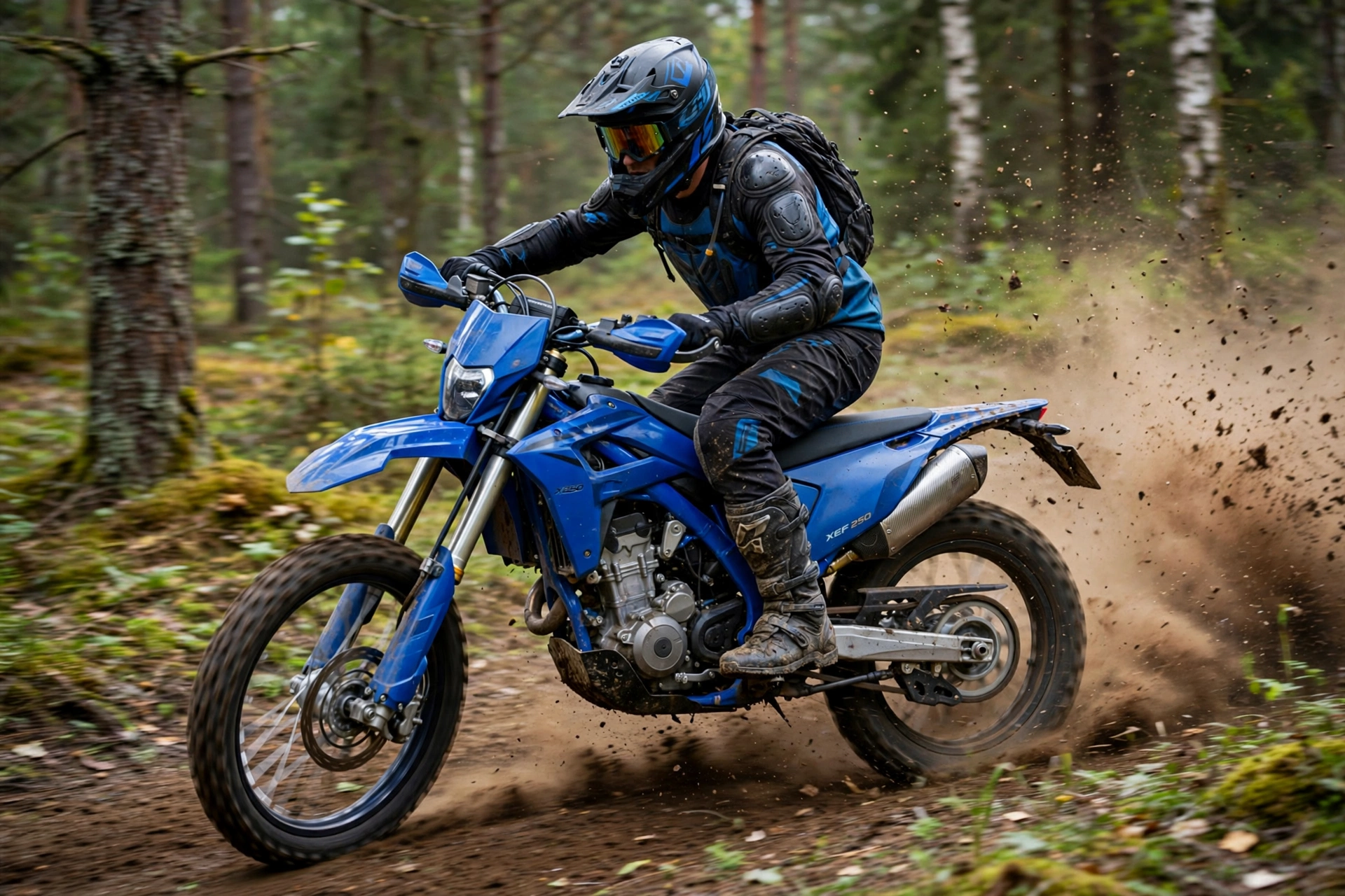Fantic XEF 250 2025 en una especial de enduro