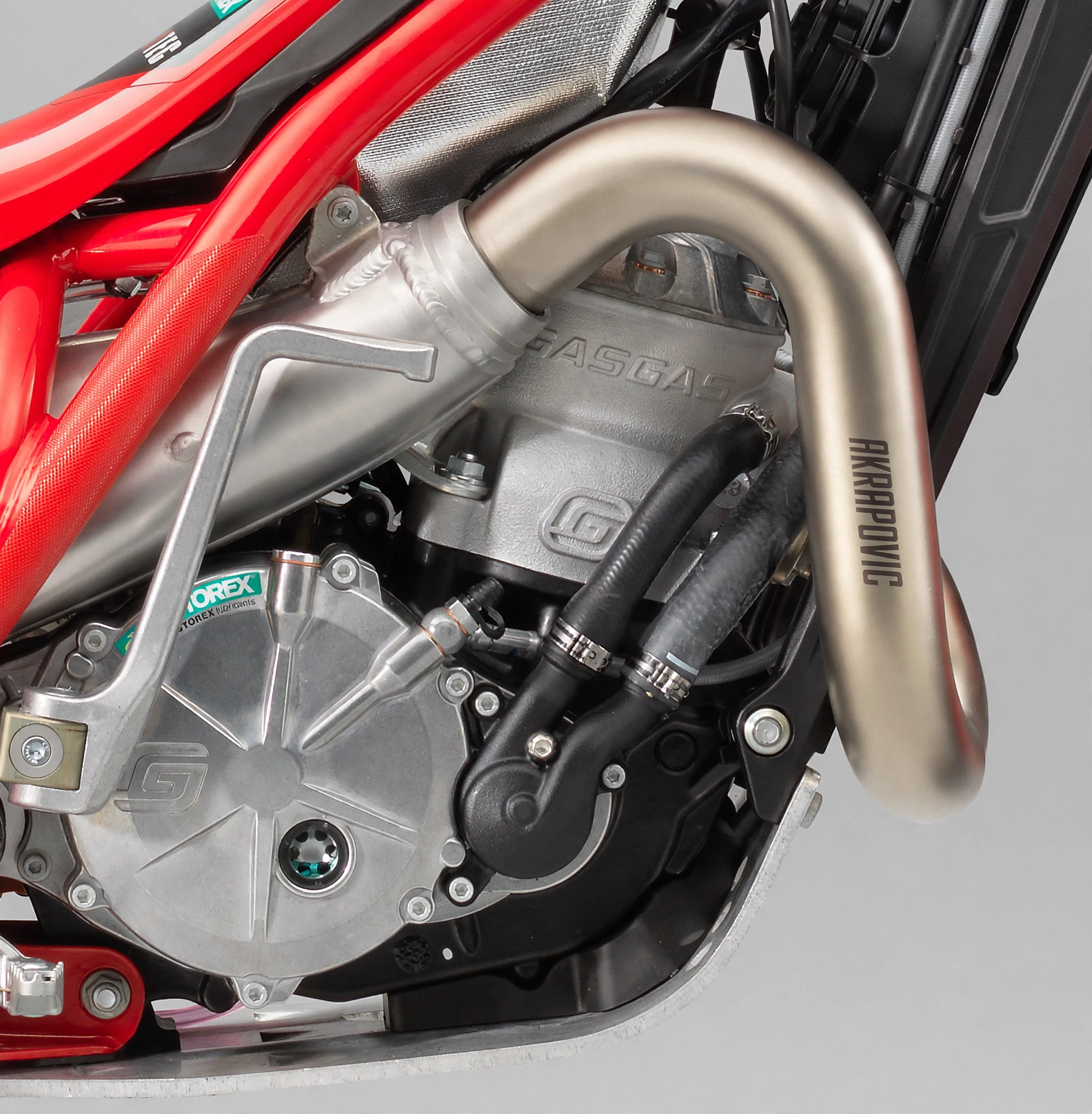 Detalle del motor de trial de la GasGas TXT GP 250 2025