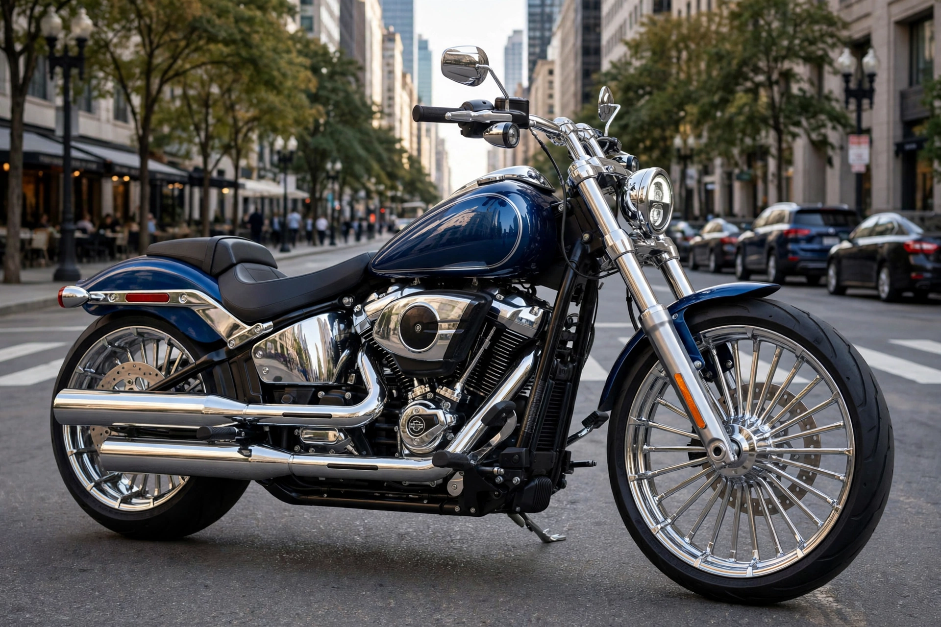 Foto oficial de la Harley-Davidson Breakout