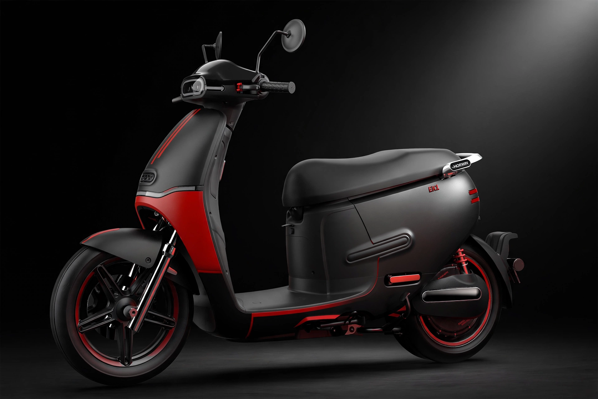 Horwin EK1 2025 scooter eléctrico en estudio