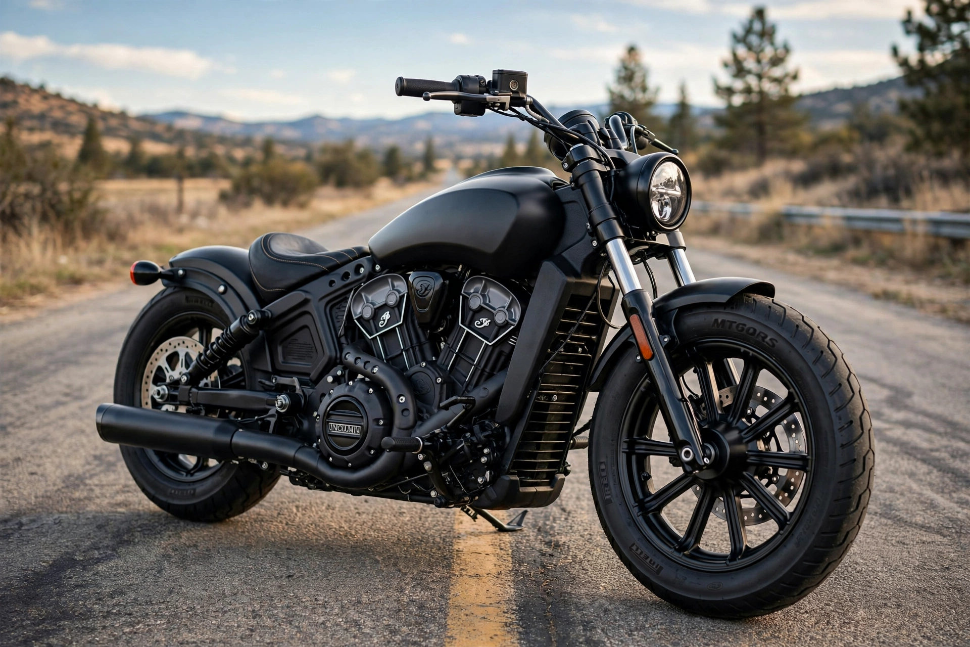 Foto oficial de la Indian Motorcycle Scout Bobber