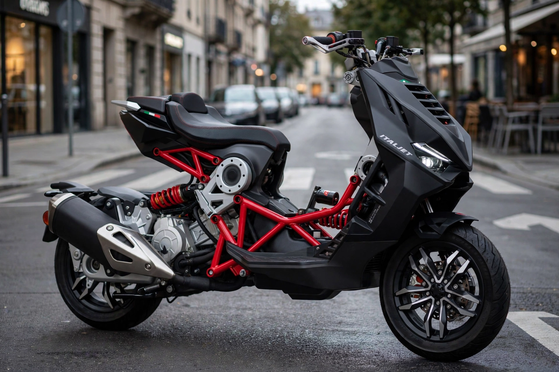 Foto oficial de la Italjet Dragster 125