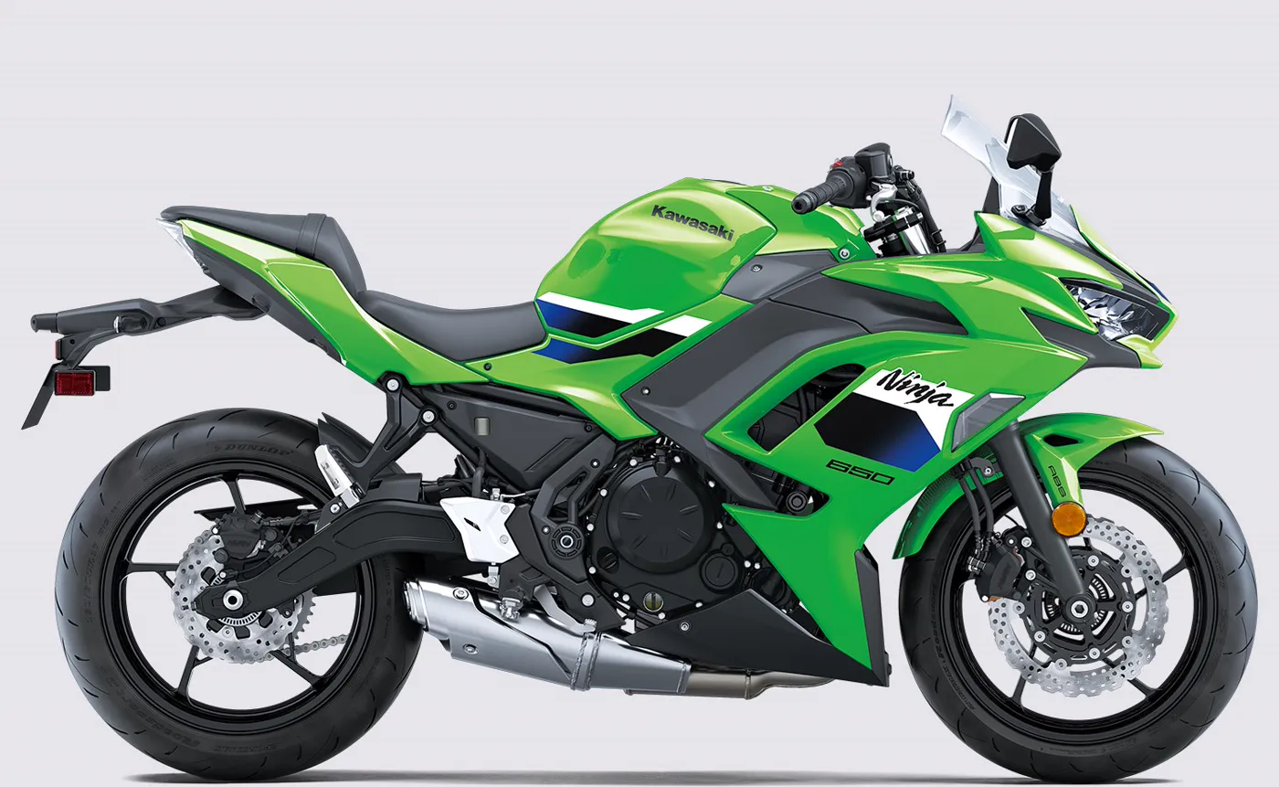 Foto oficial de la Kawasaki Ninja 650