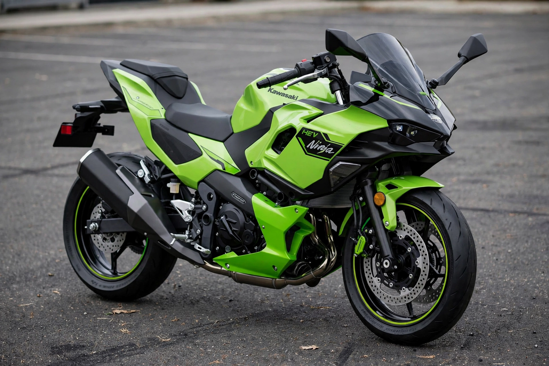 Foto oficial de la Kawasaki Ninja 7 Hybrid