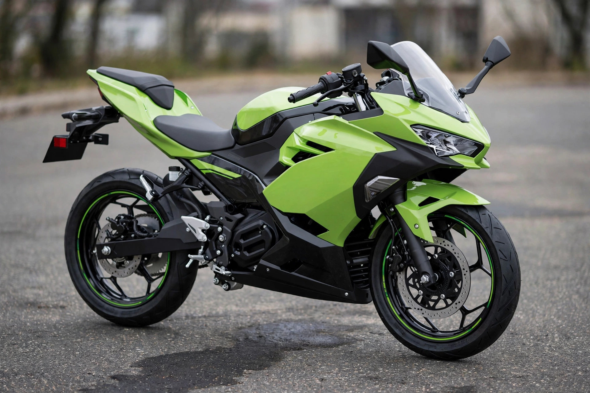 Foto oficial de la Kawasaki Ninja e-1