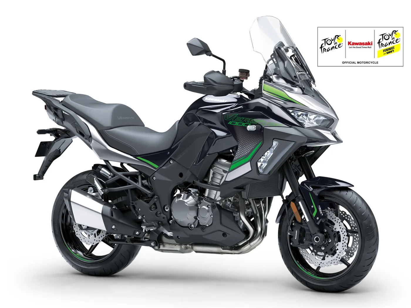 Foto oficial de la Kawasaki Versys 1000 S