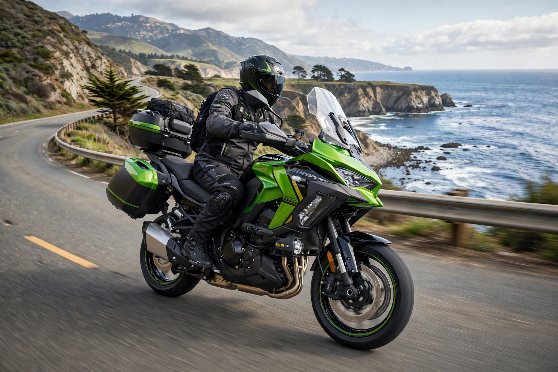 Kawasaki Versys 1100 S 2025 en autopista