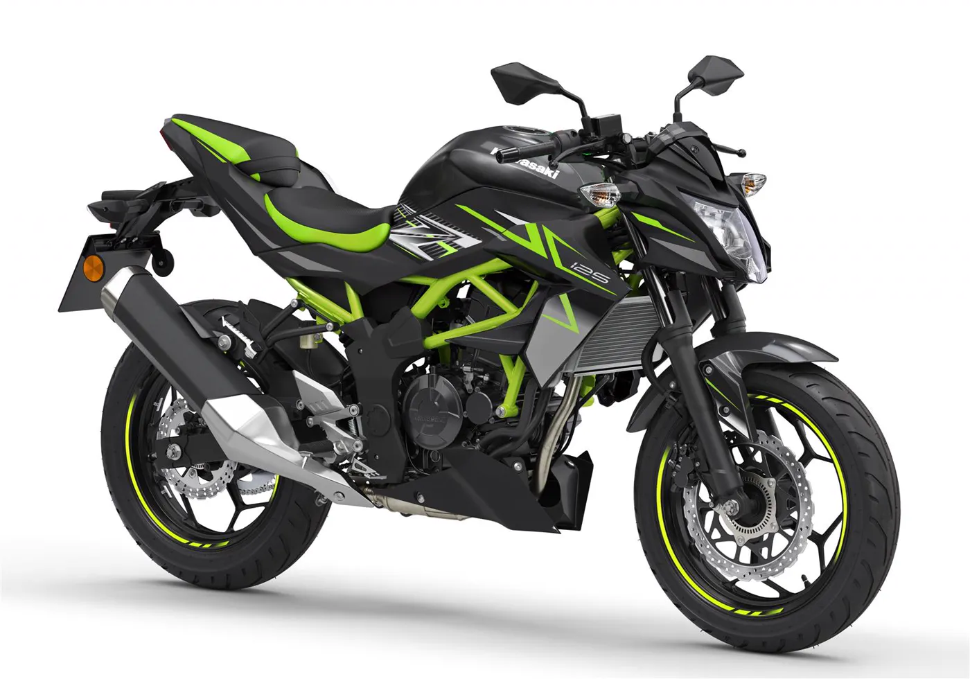 Foto oficial de la Kawasaki Z125