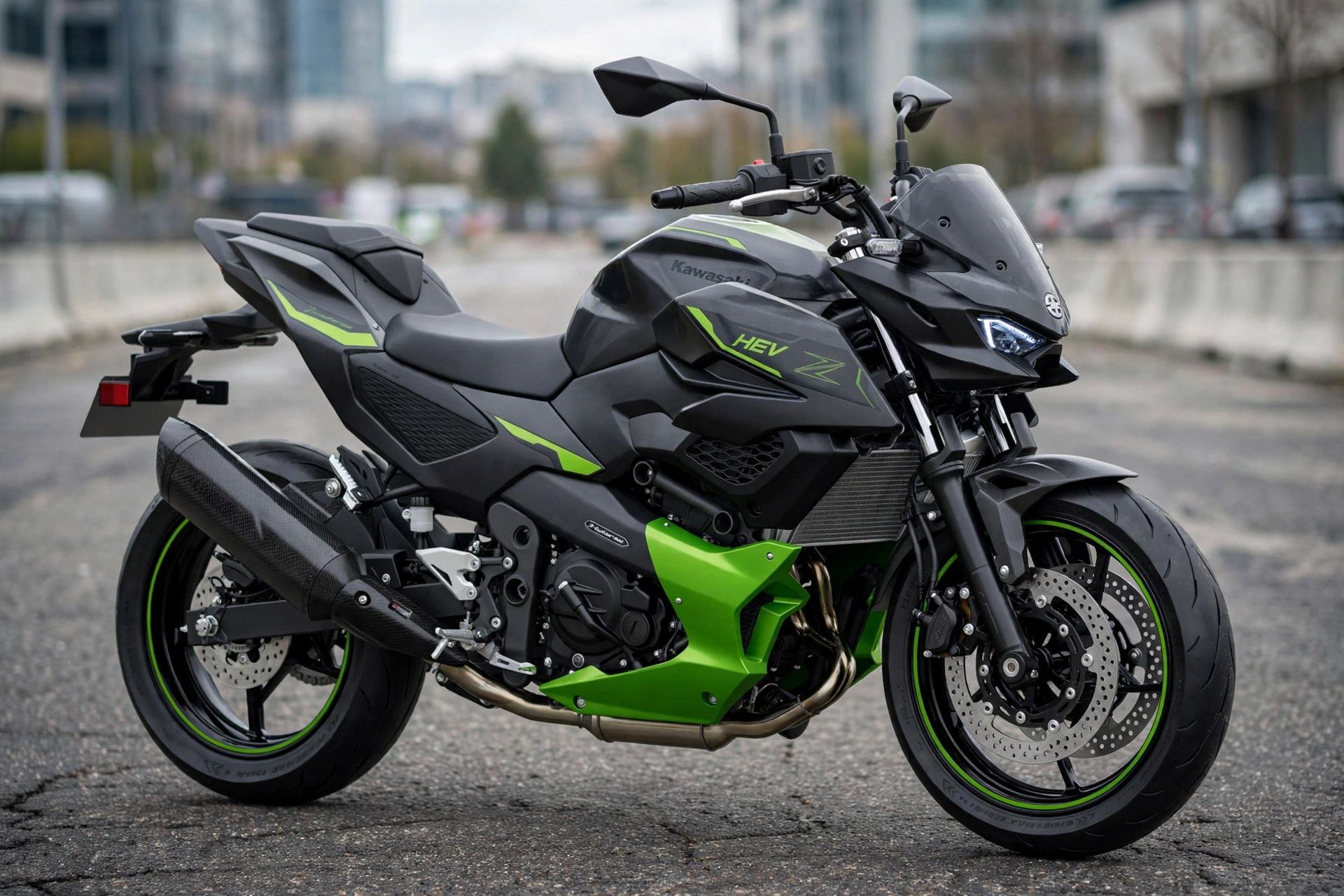Foto oficial de la Kawasaki Z7 Hybrid