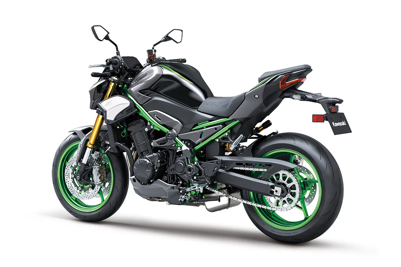 Foto oficial de la Kawasaki Z900