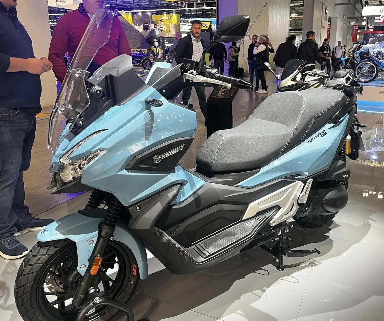 Keeway TerraFina 350i 2026: imagen de referencia (Keeway Terrafina 350 EICMA 2024)