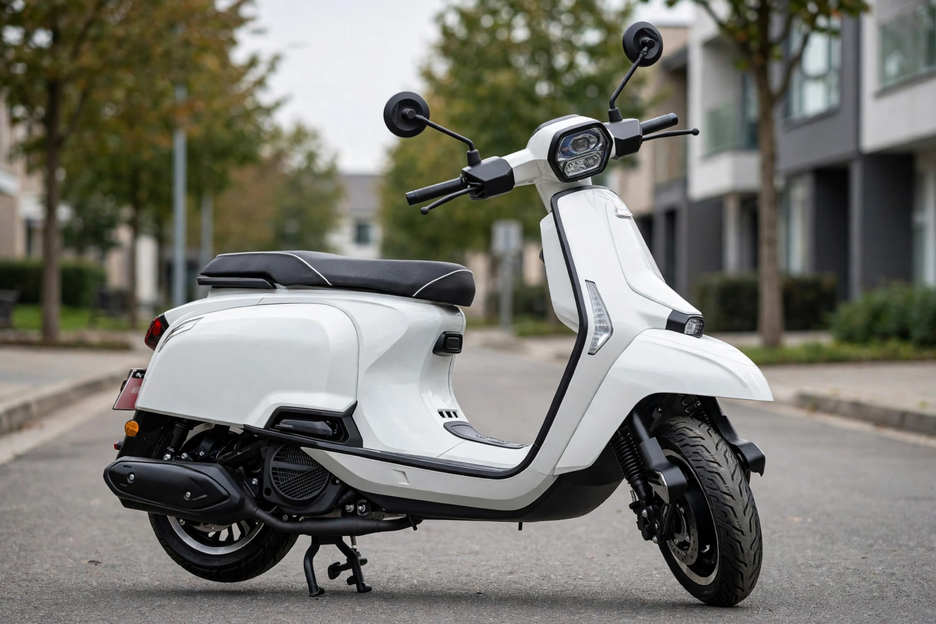 Lambretta J 125, vista lateral