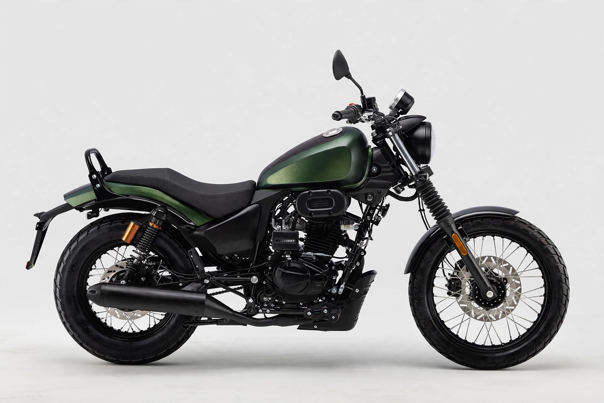 Macbor Rockster 125 EVO 2025, vista lateral naked