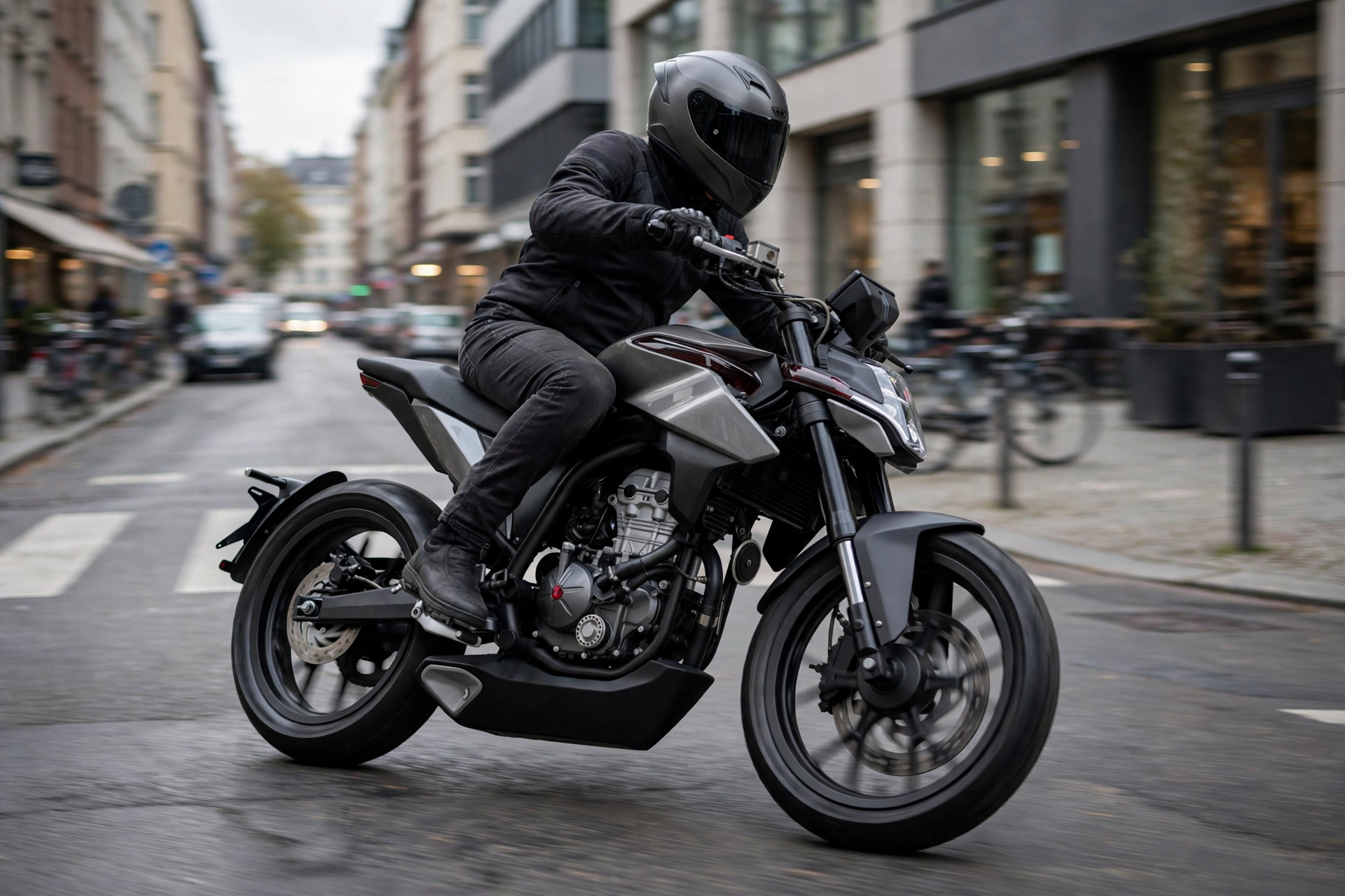 Malaguti Drakon 125 2024 en ciudad