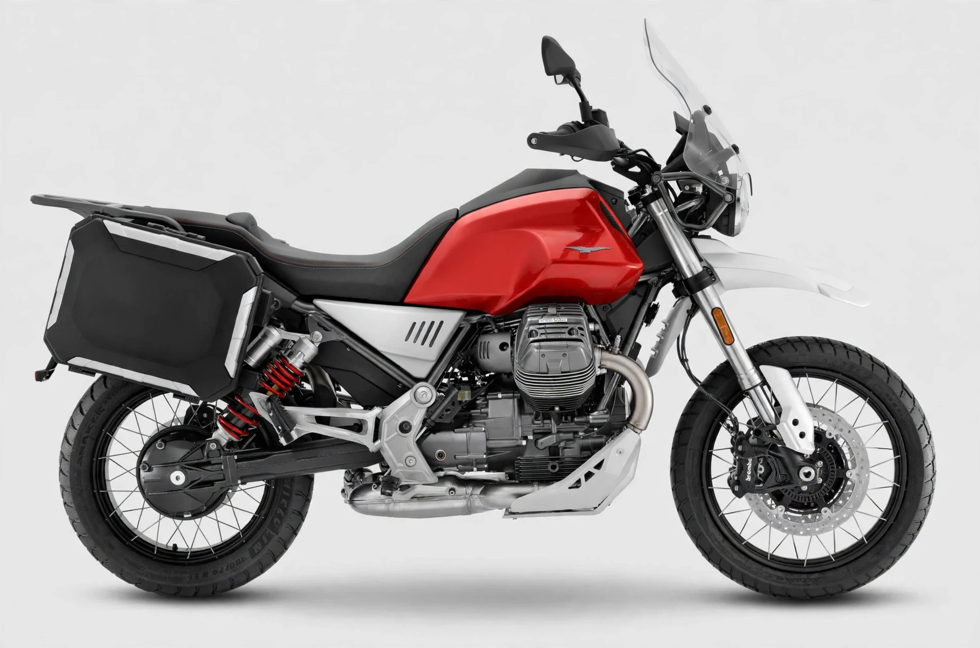 Moto Guzzi V85 TT 2024, vista lateral