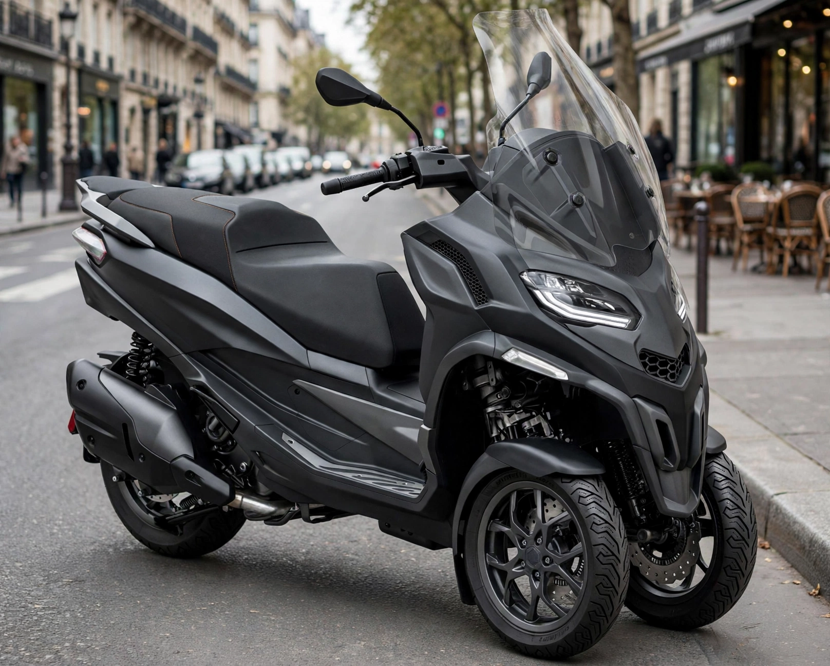Piaggio MP3 530 Exclusive en carretera