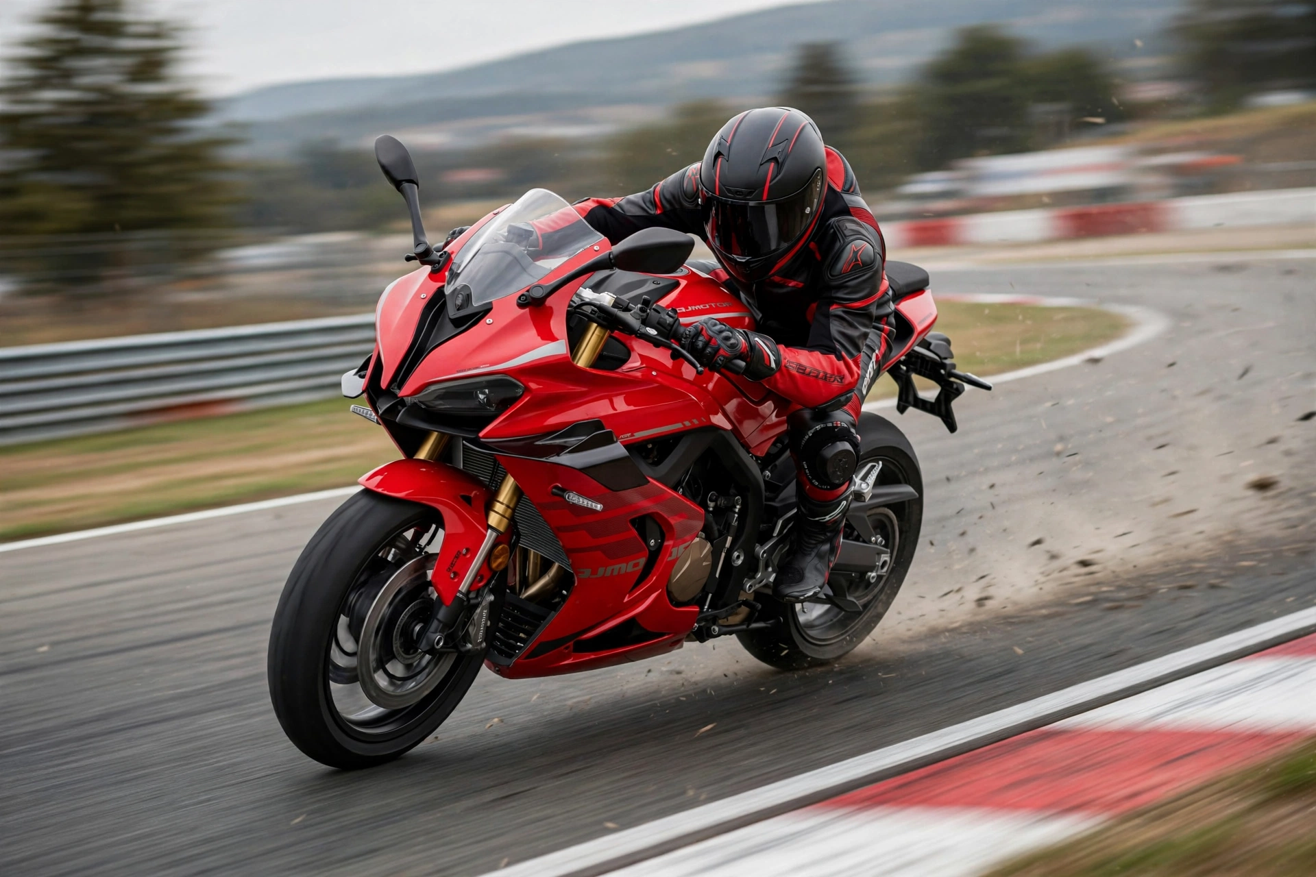 QJMotor SRK 800 RR 2026 en circuito