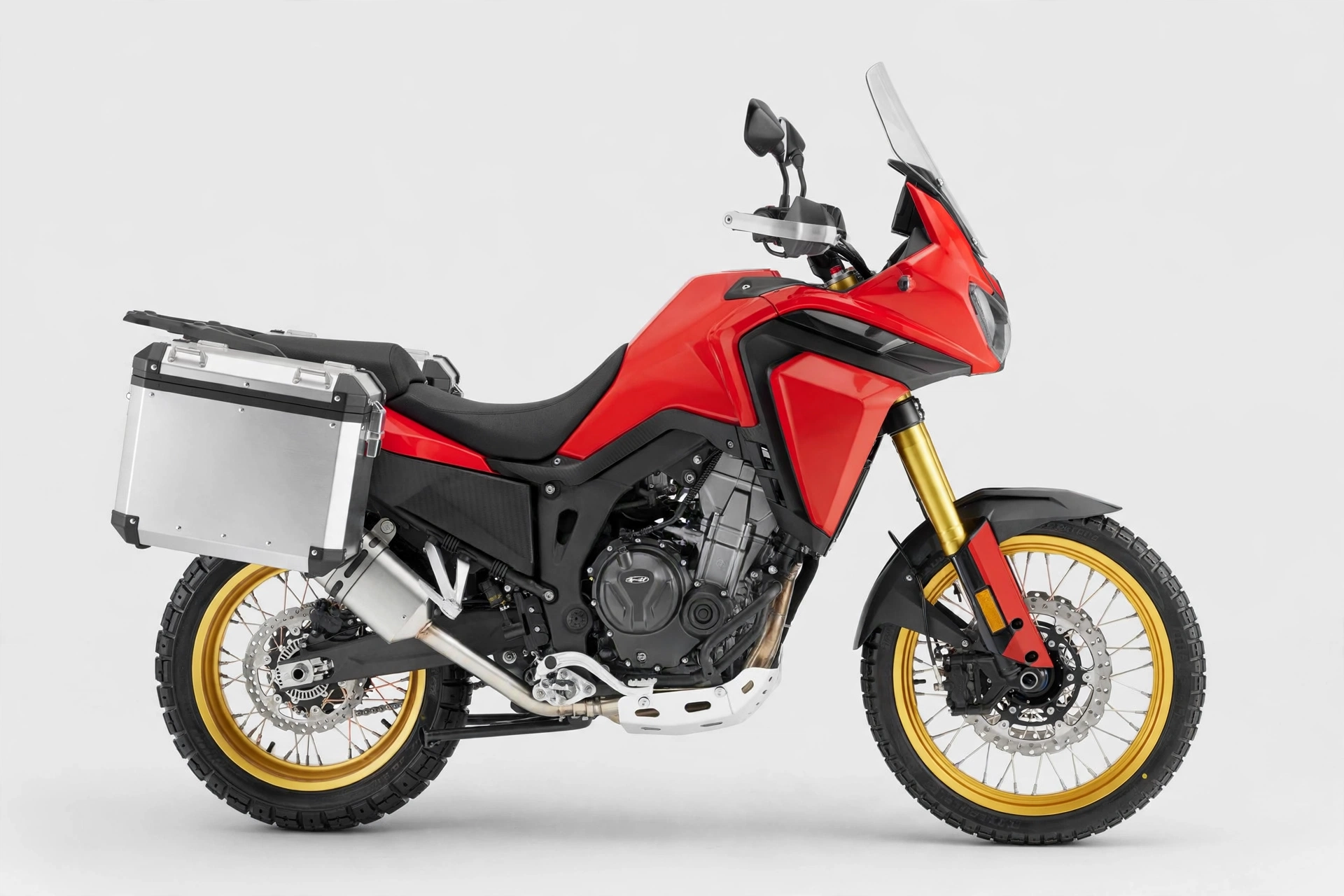 Rieju Aventura 500 2024, vista lateral adventure