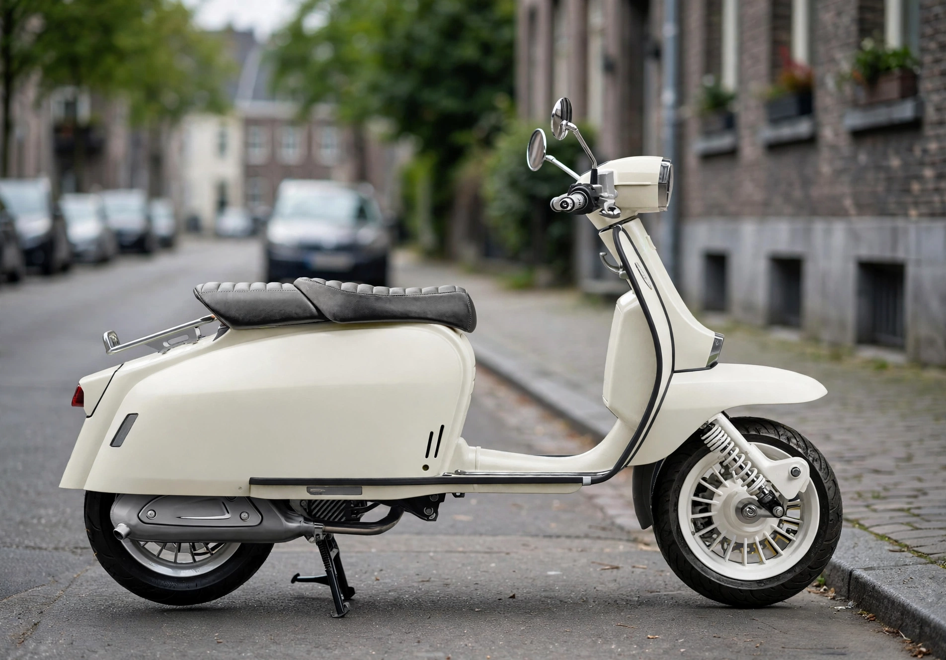 Royal Alloy GP 125, vista tres cuartos delantera