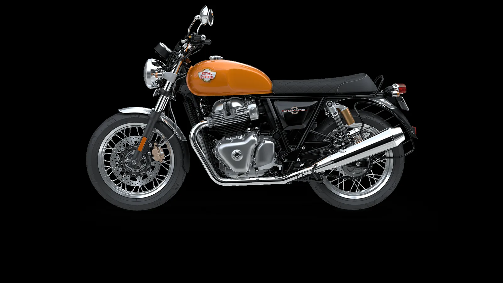 Foto oficial de la Royal Enfield Interceptor 650
