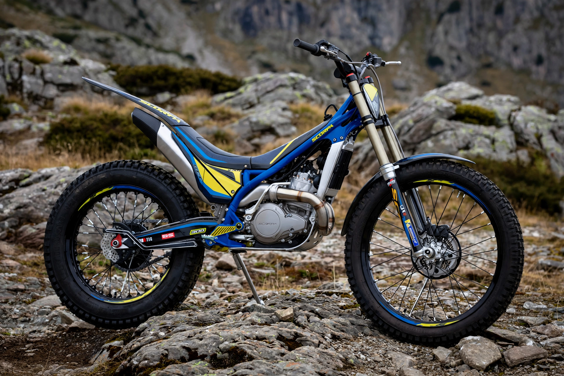 Scorpa SC 300 Factory 2025 en una zona extrema