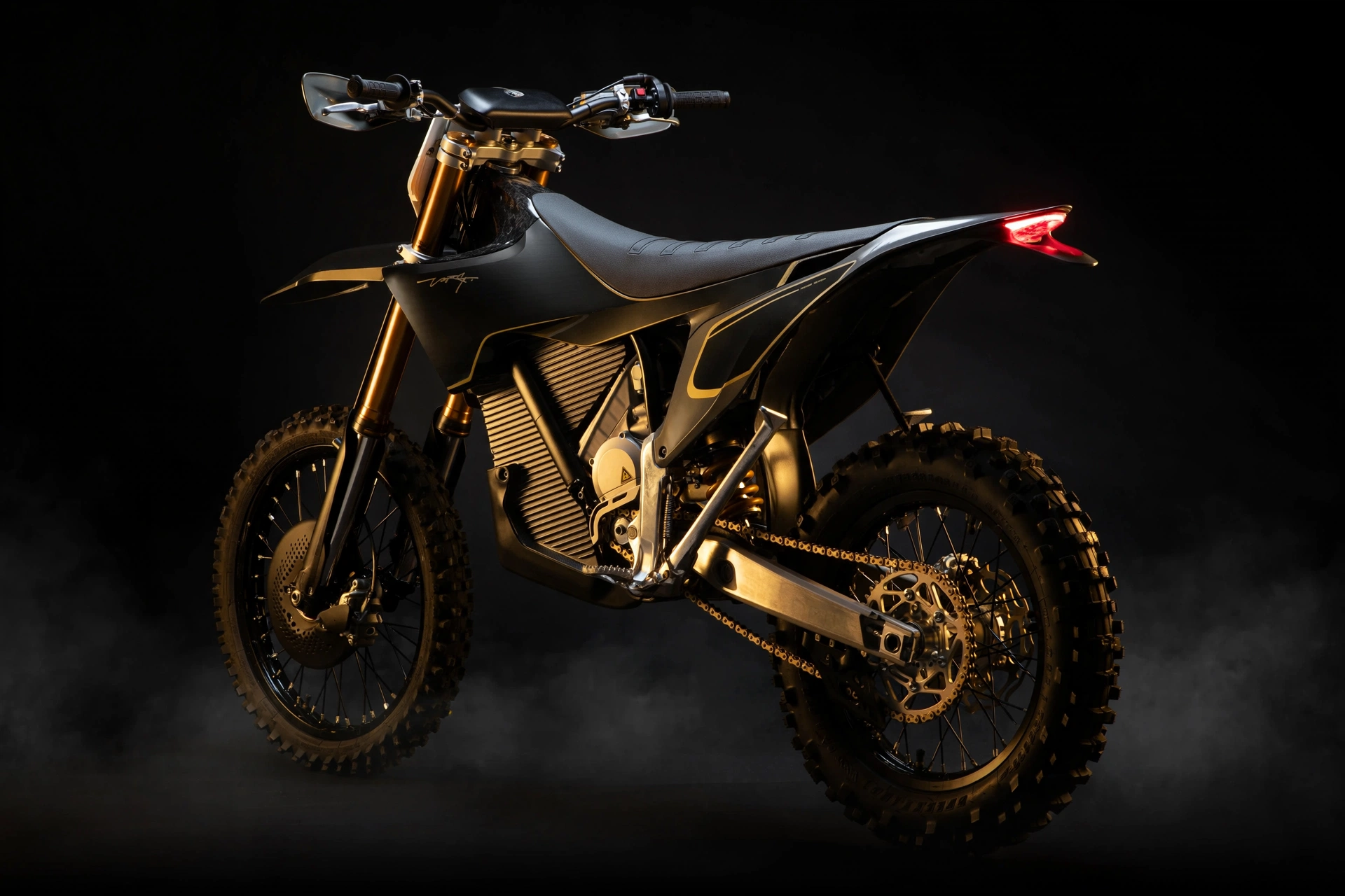 Stark VARG EX Factory Edition 2026, vista trasera