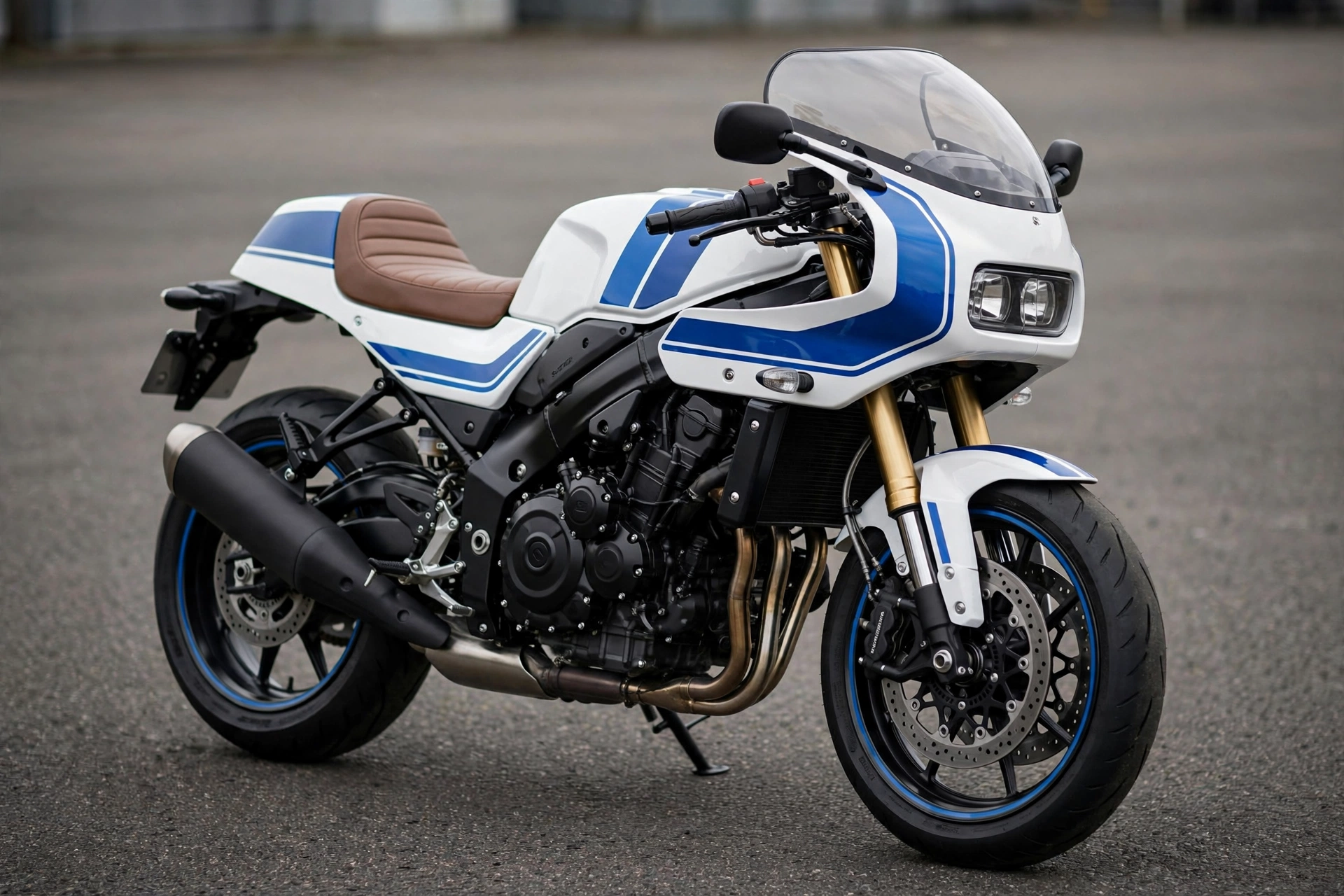 Suzuki GSX-8TT 2025 con carenado neo-retro