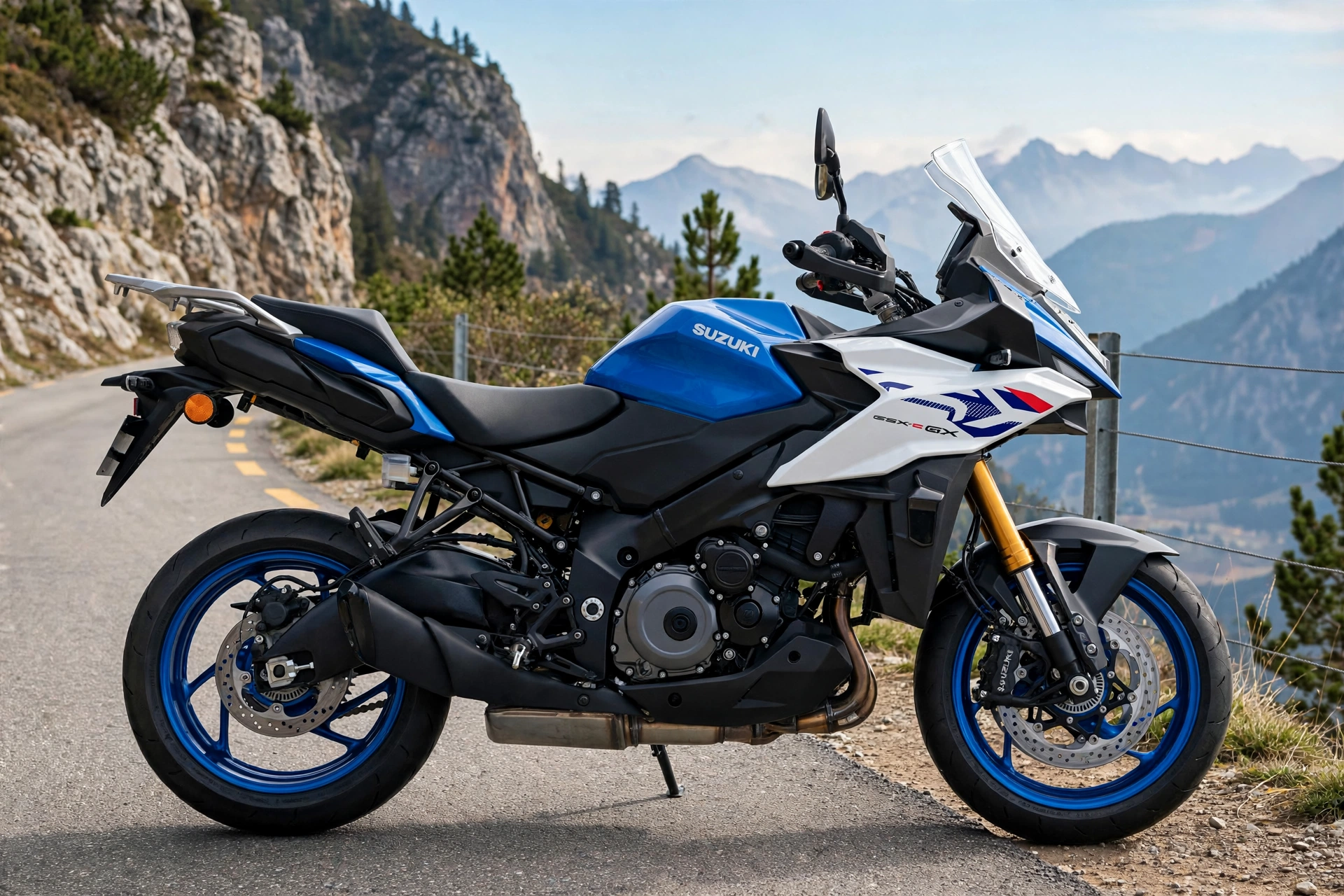 Suzuki GSX-S1000GX 2024, vista lateral crossover