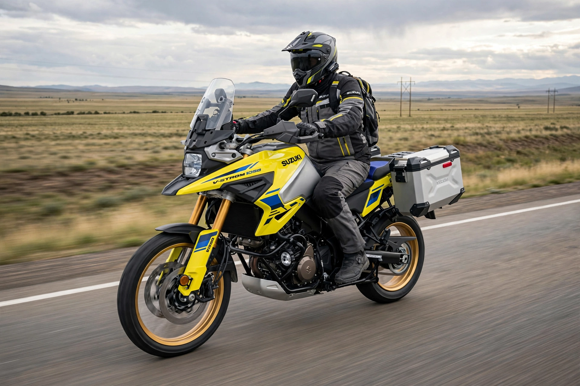 Suzuki V-Strom 1050 Tech 2025 en viaje largo