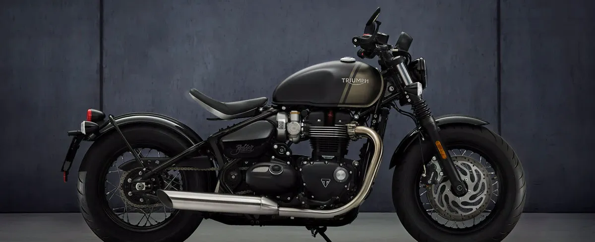 Foto oficial de la Triumph Bonneville Bobber